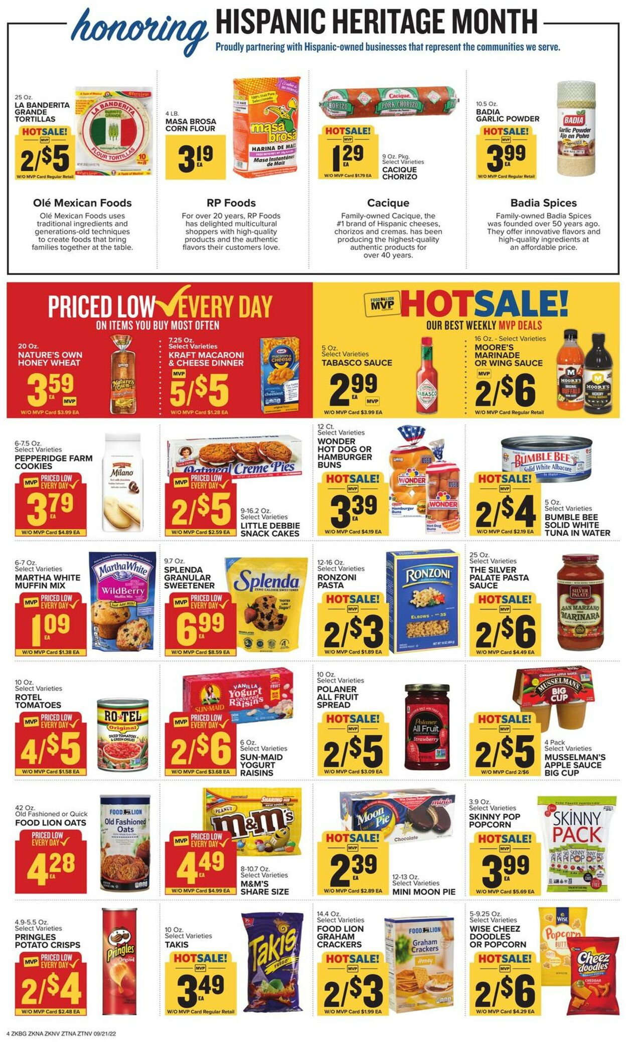 Food Lion Weekly Ad Circular - valid 09/21-09/27/2022 (Page 6)