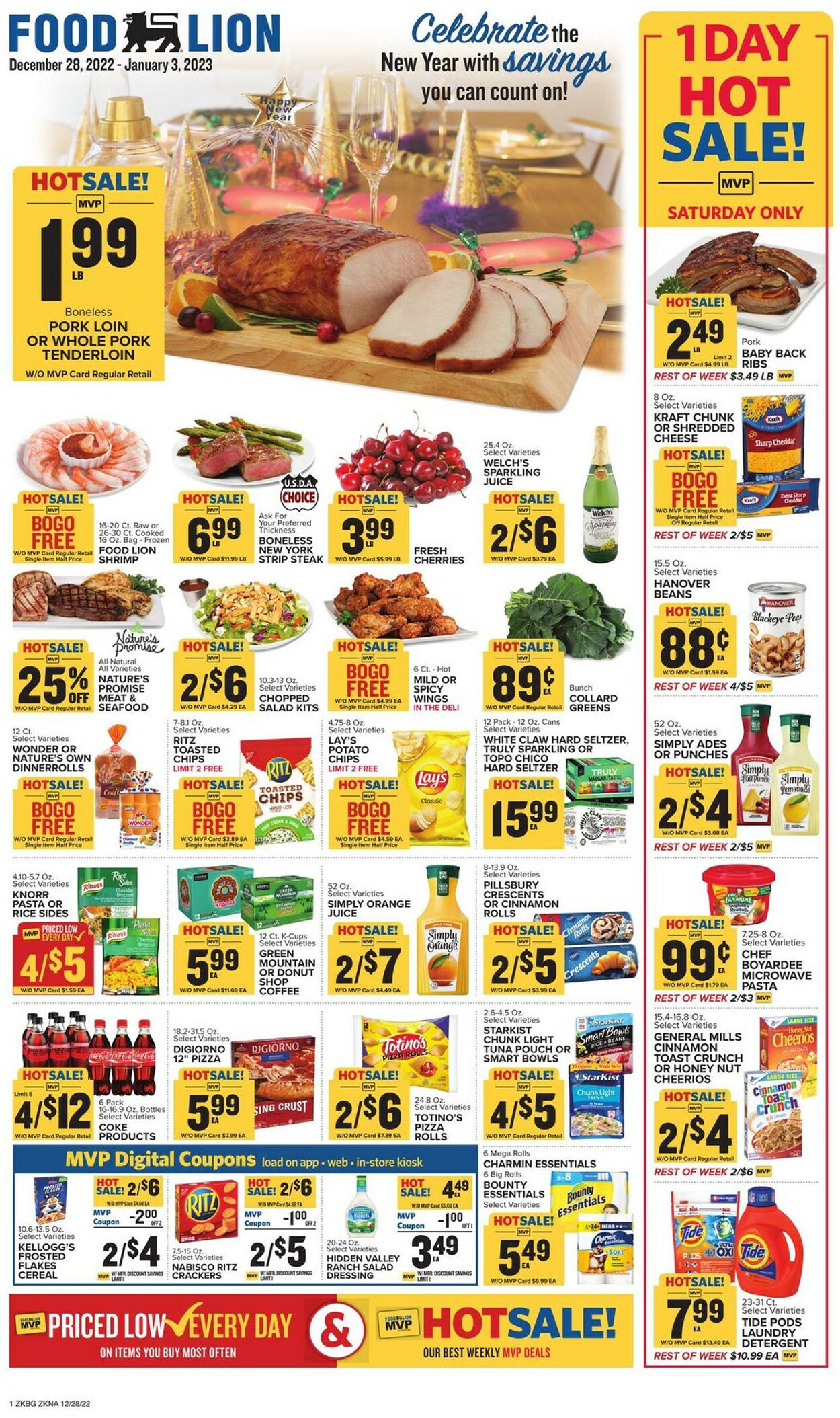 Food Lion Weekly Ad Circular - valid 12/28-01/03/2023