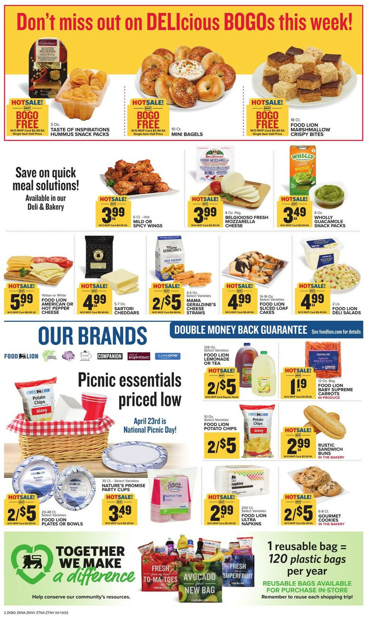 Food Lion Weekly Ad Circular - valid 04/19-04/25/2023 (Page 4)