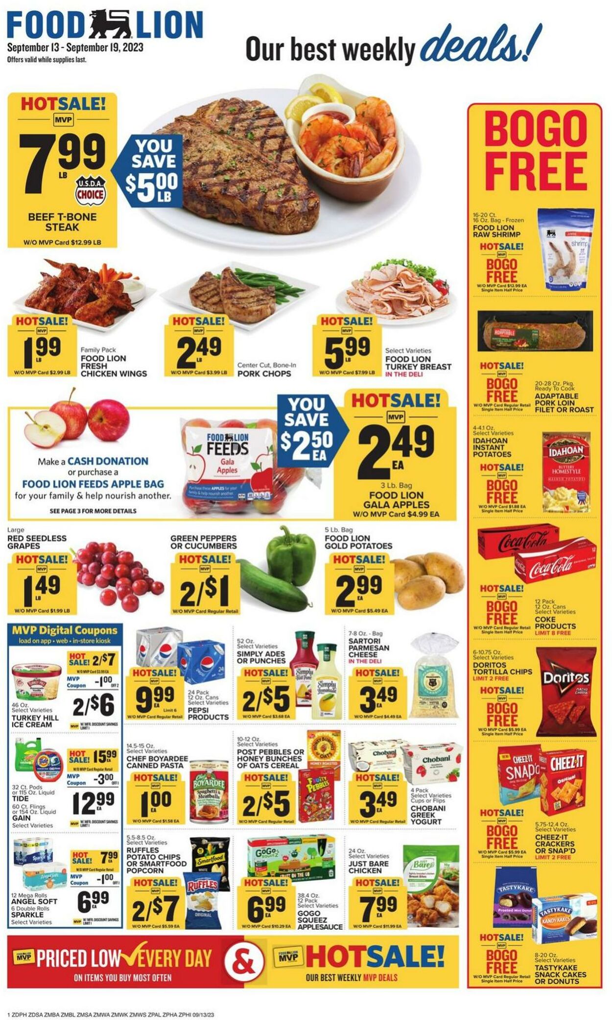 Food Lion Weekly Ad Circular - valid 09/13-09/19/2023