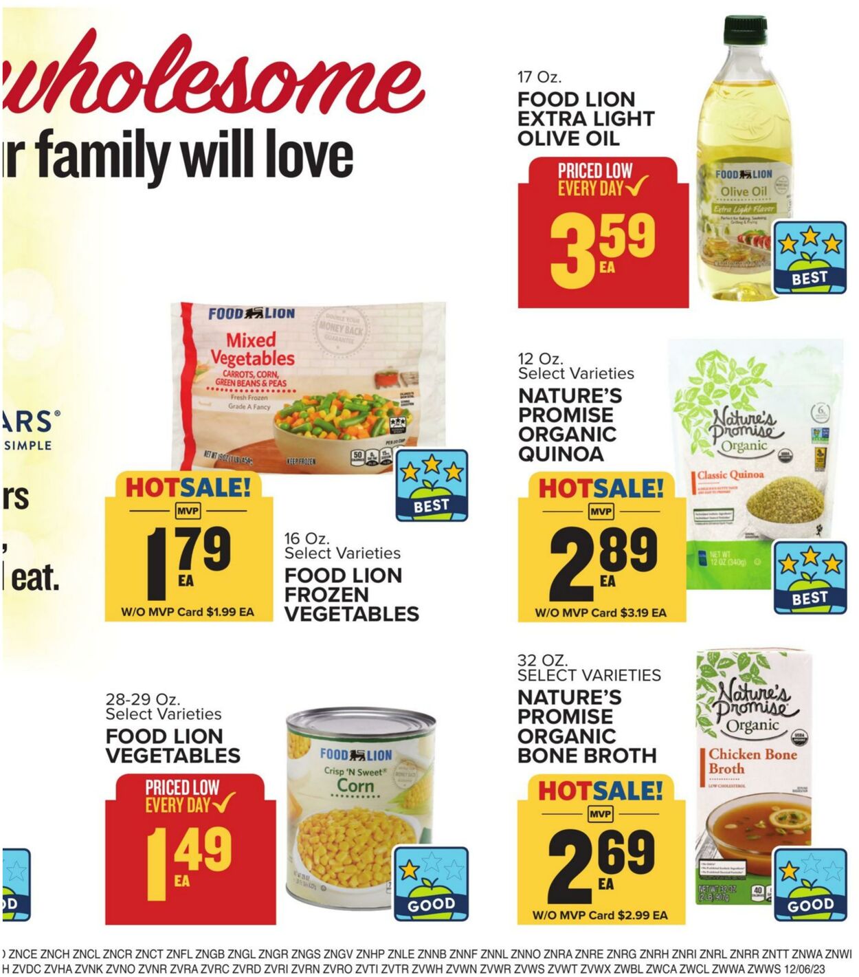 Food Lion Weekly Ad Circular - valid 12/06-12/12/2023 (Page 17)