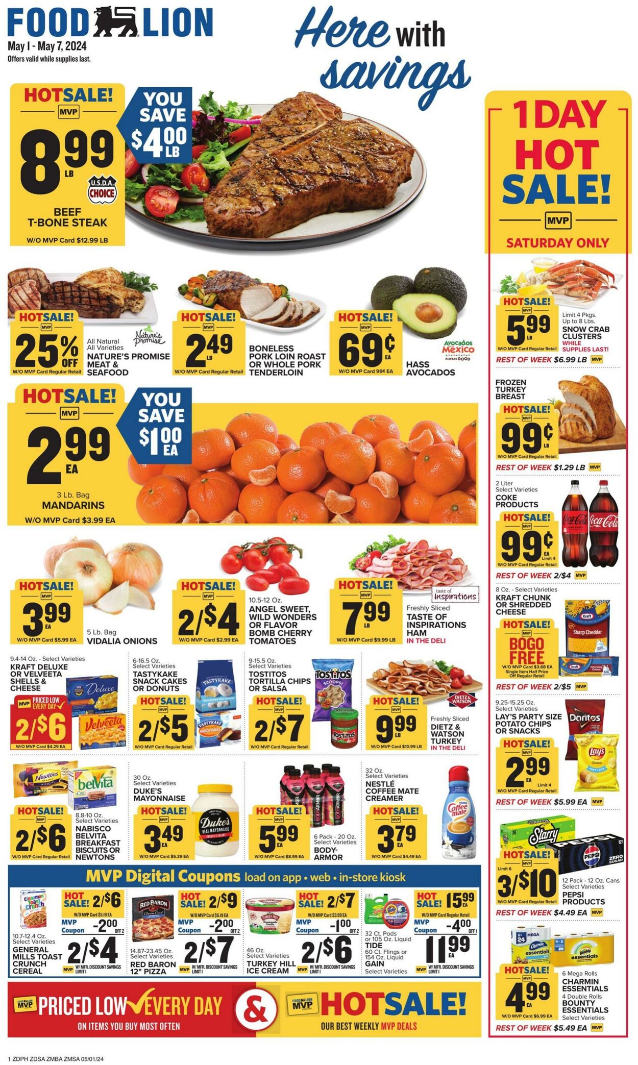 Food Lion Weekly Ad Circular - valid 05/01-05/07/2024