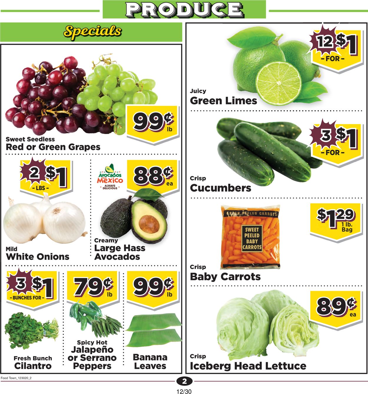 Food Town Specials & Grocery Ad Weekly Ad Circular - valid 12/30-01/05/2021 (Page 2)