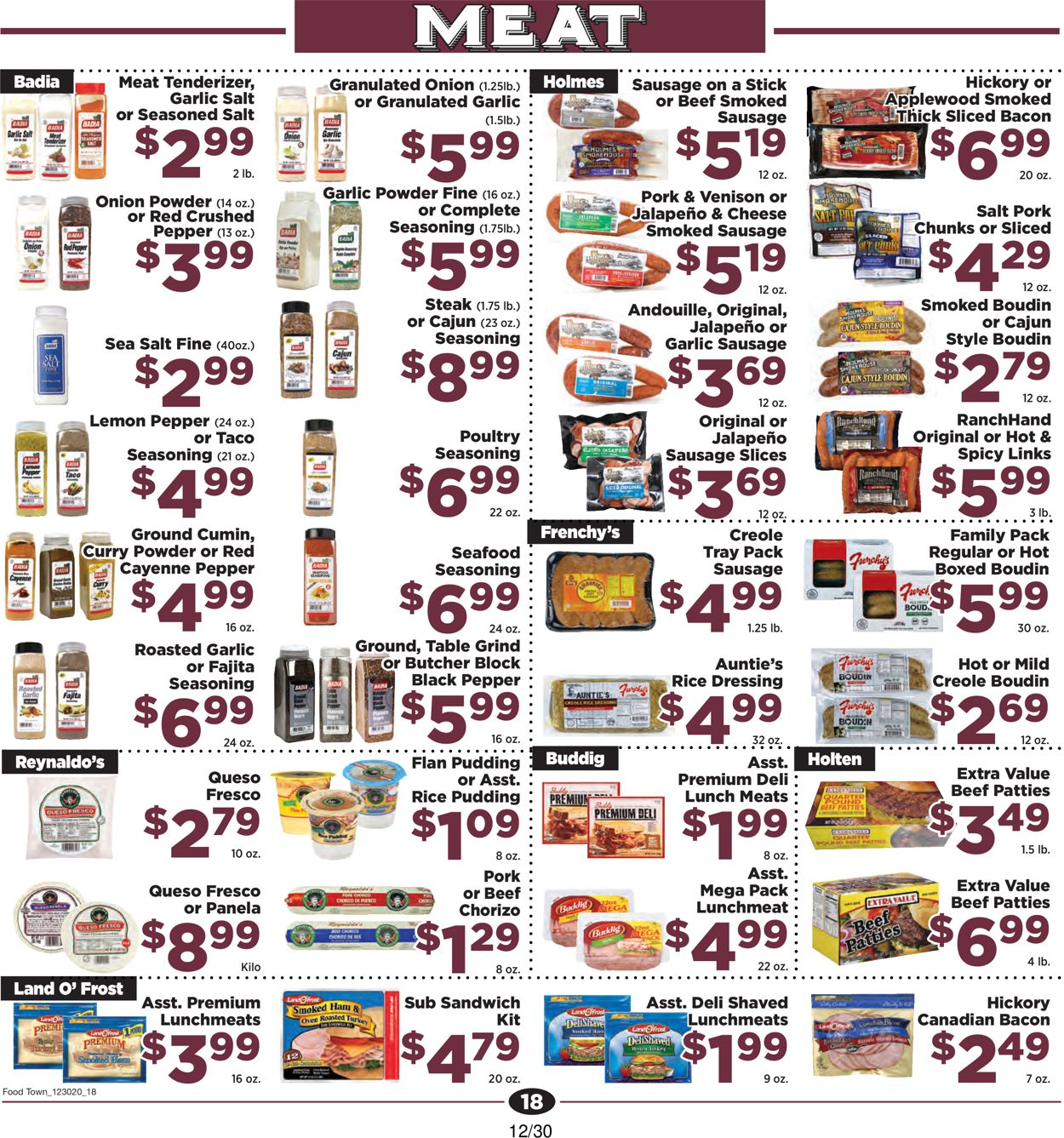 Food Town Specials & Grocery Ad Weekly Ad Circular - valid 12/30-01/05/2021 (Page 18)