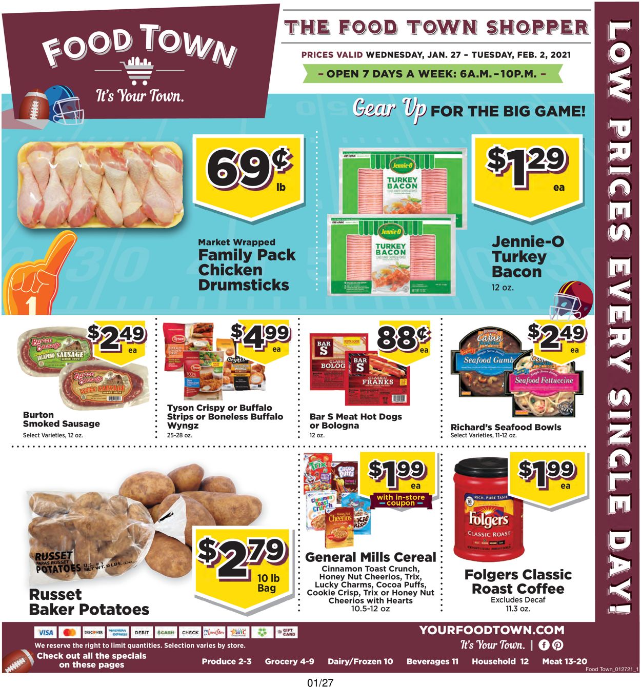 Food Town Weekly Ad Circular - valid 01/27-02/02/2021