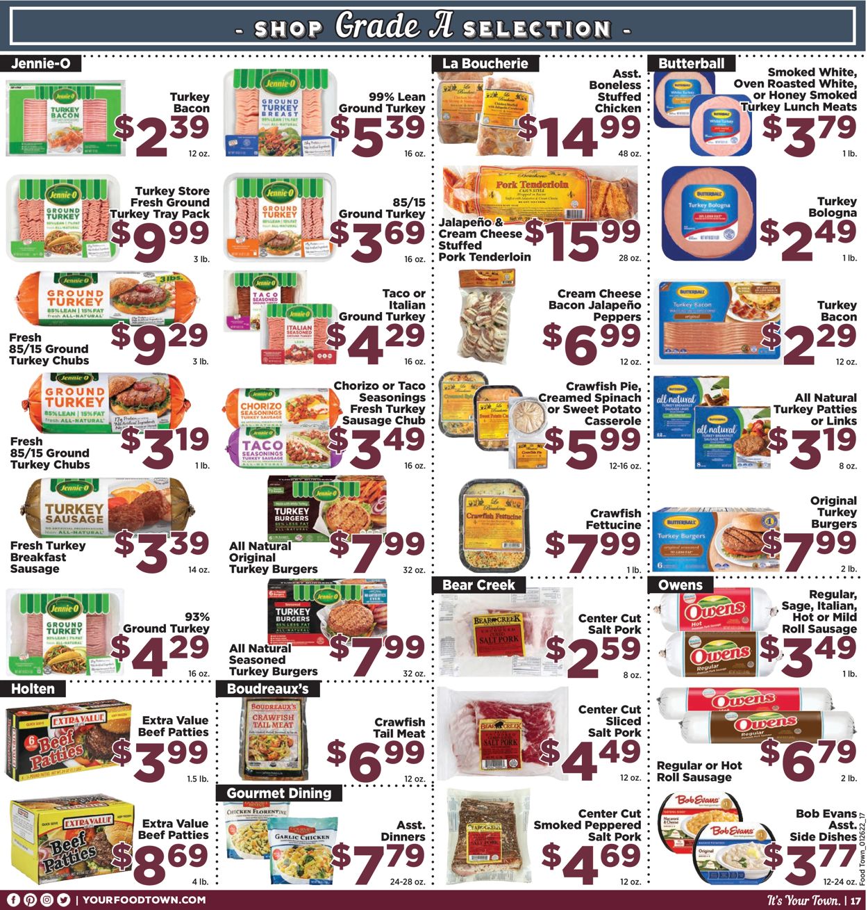 Food Town Weekly Ad Circular - valid 01/26-02/01/2022 (Page 17)