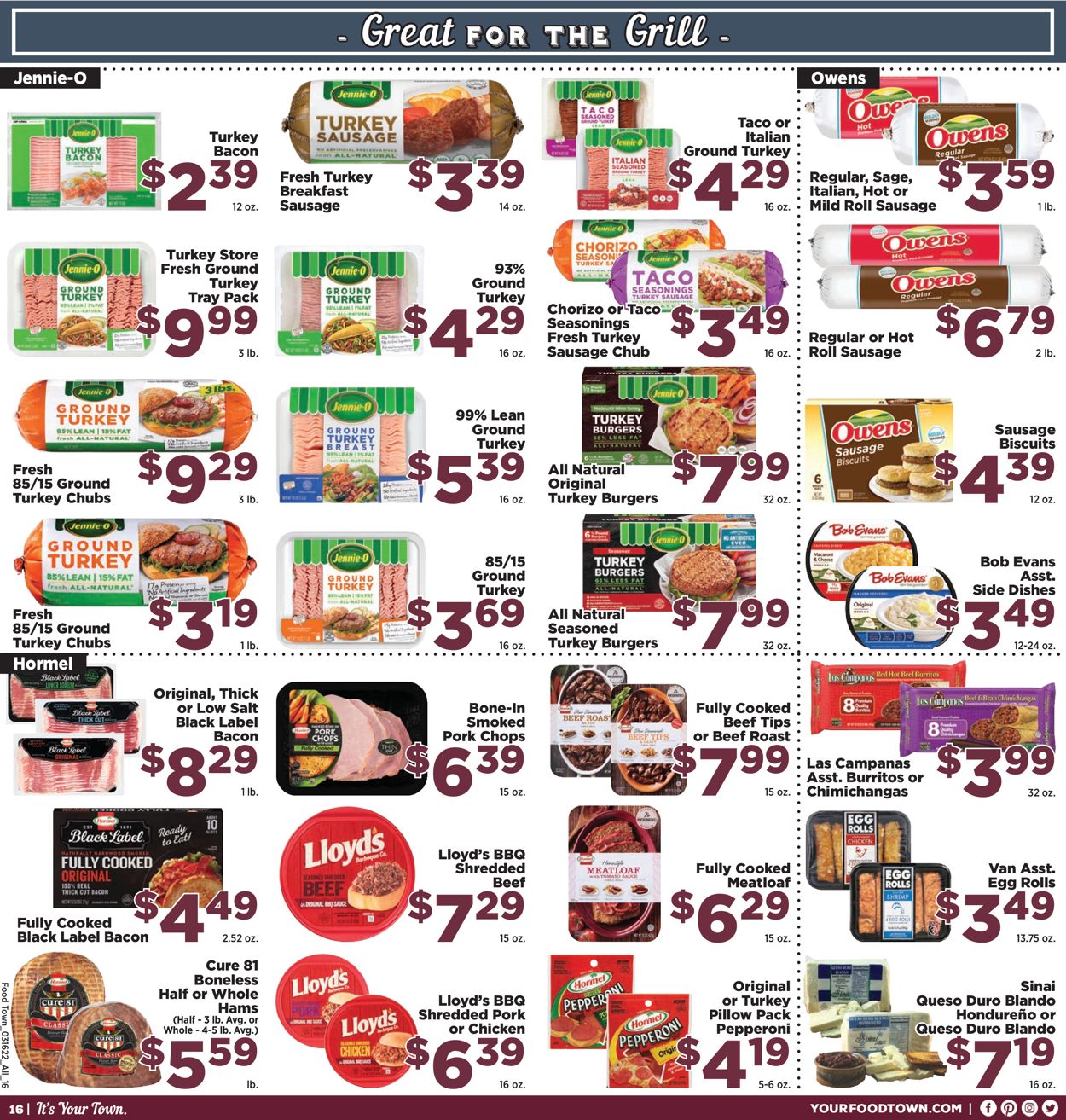 Food Town Weekly Ad Circular - valid 03/16-03/22/2022 (Page 16)