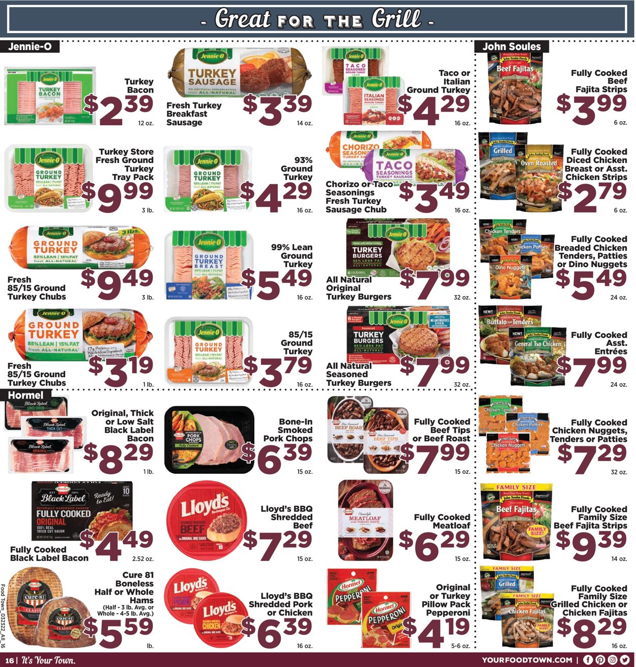 Food Town Weekly Ad Circular - valid 03/23-03/29/2022 (Page 16)