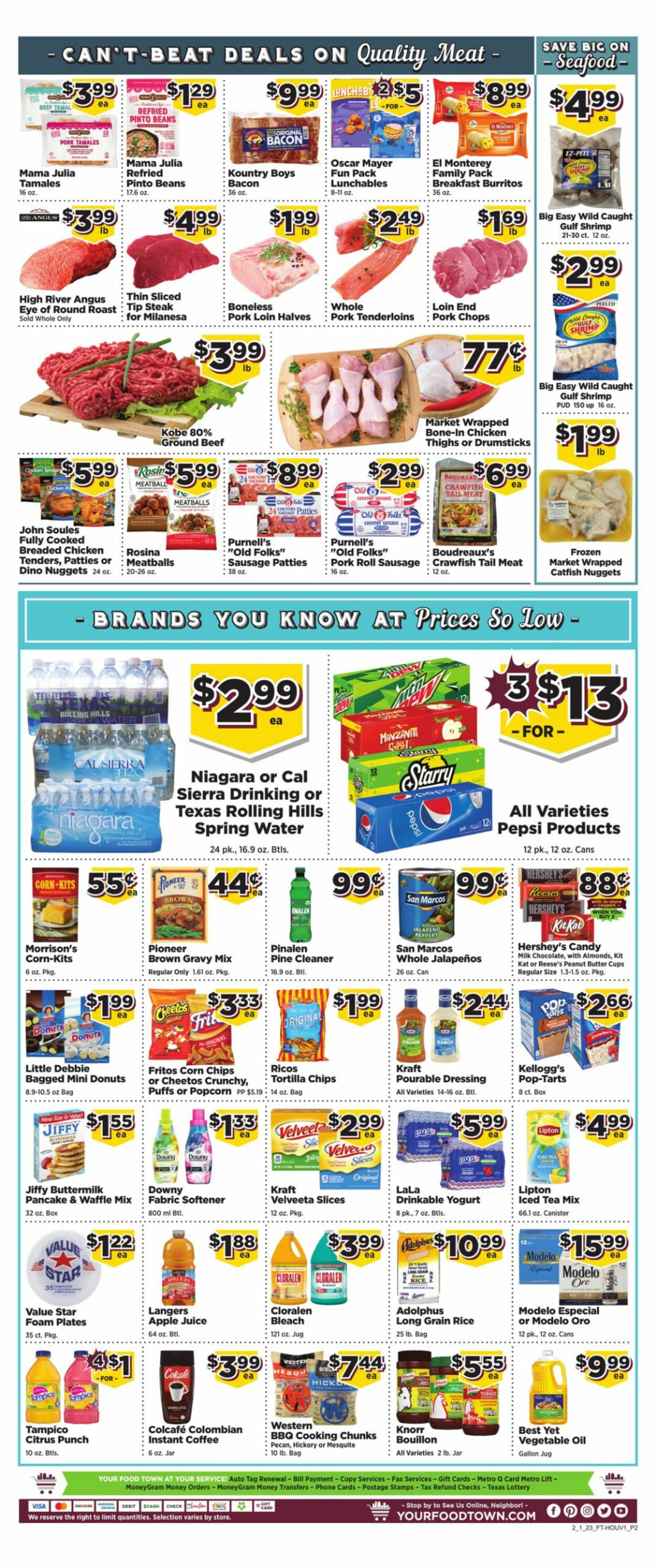 Food Town Weekly Ad Circular - valid 02/08-02/14/2023 (Page 2)