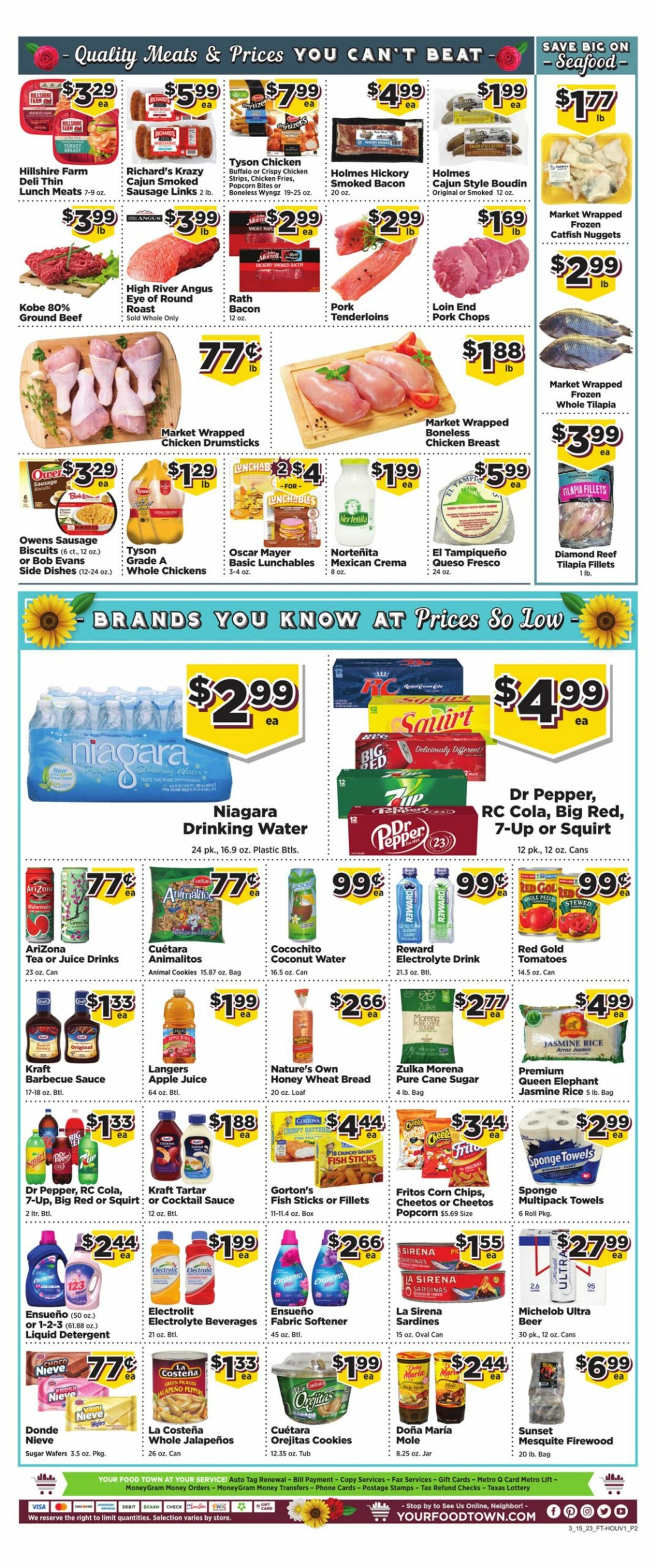 Food Town Weekly Ad Circular - valid 03/15-03/21/2023 (Page 2)