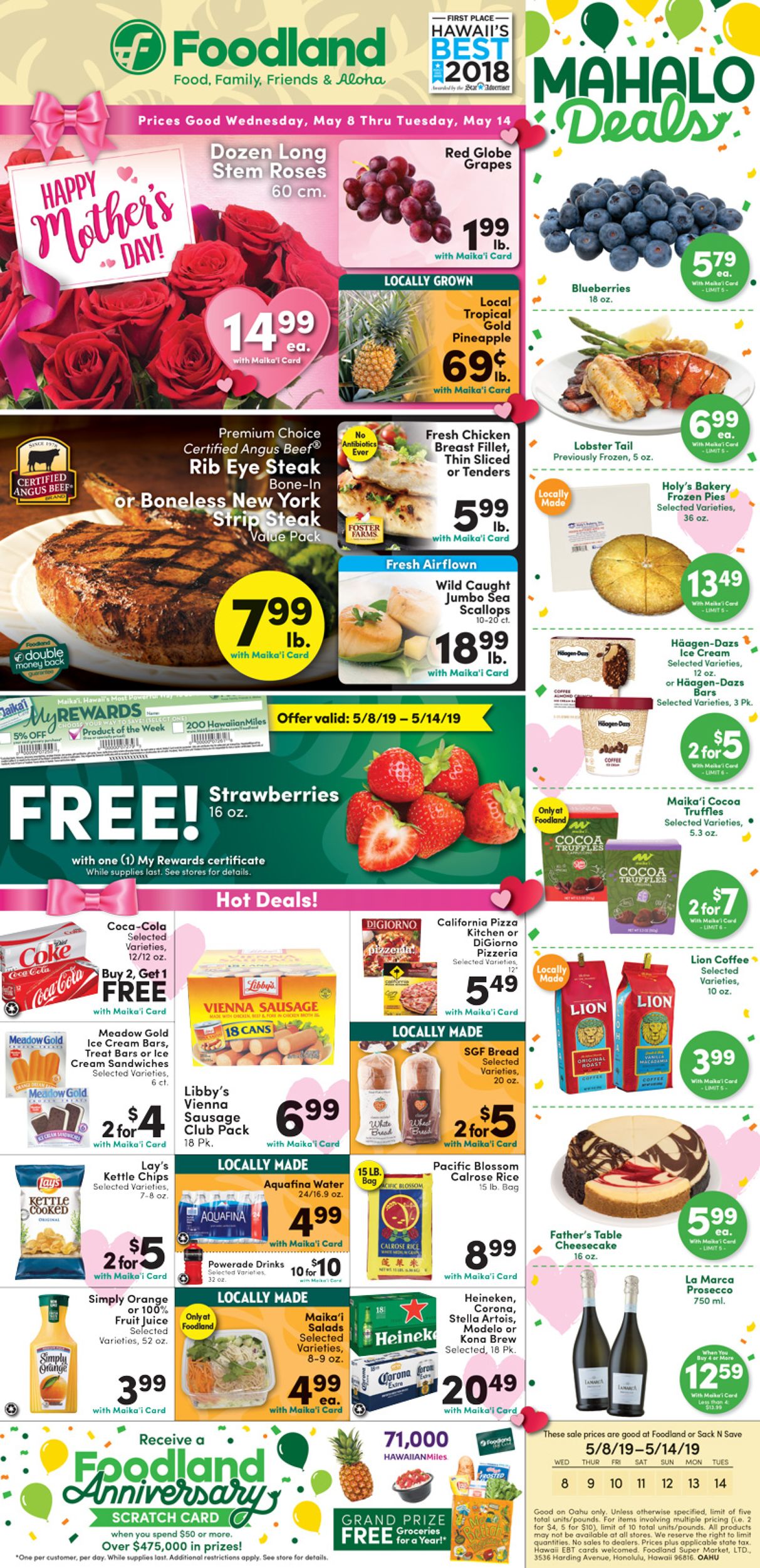 Foodland Weekly Ad Circular - valid 05/08-05/14/2019