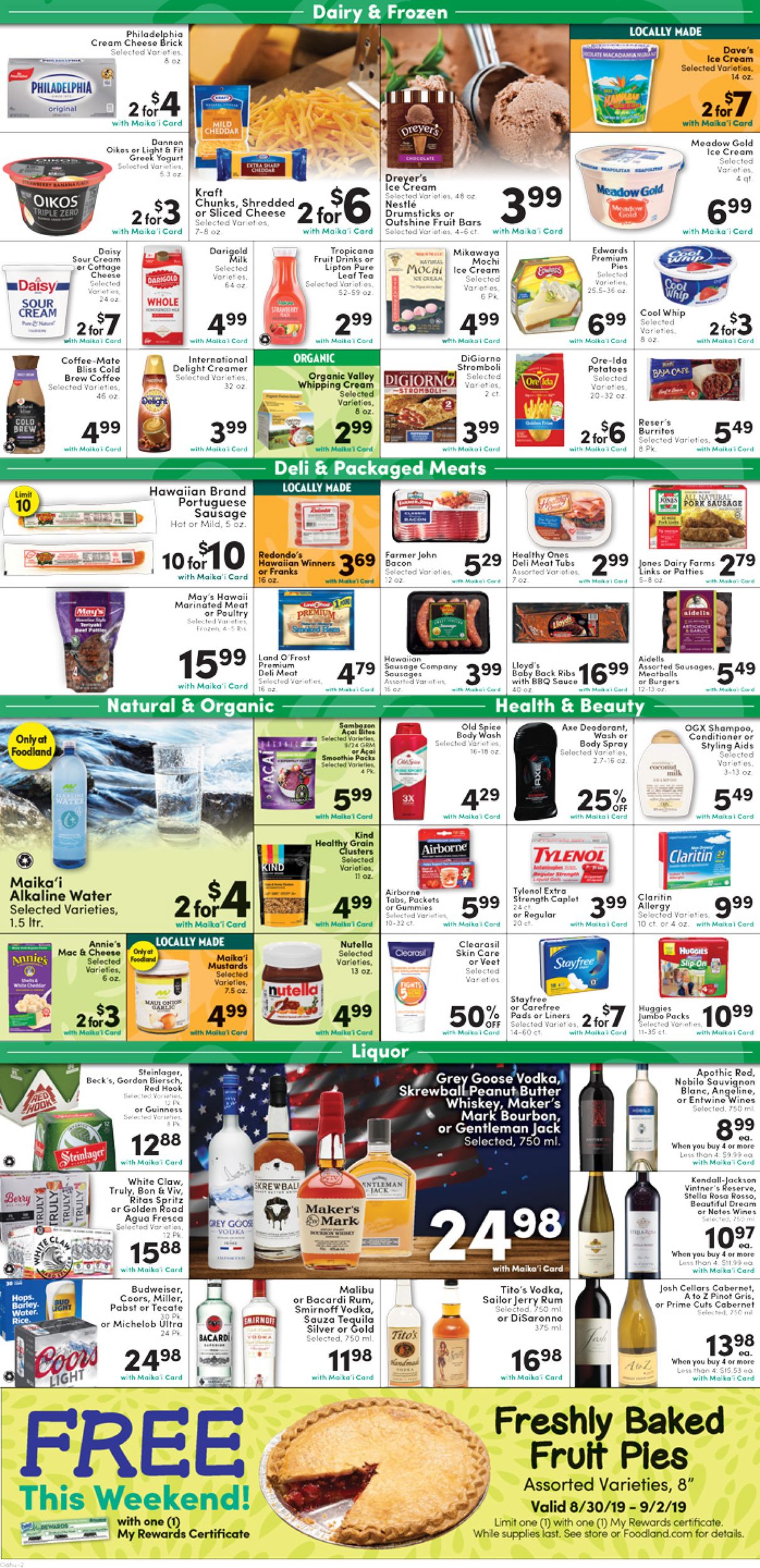 Foodland Weekly Ad Circular - valid 08/28-09/03/2019 (Page 2)