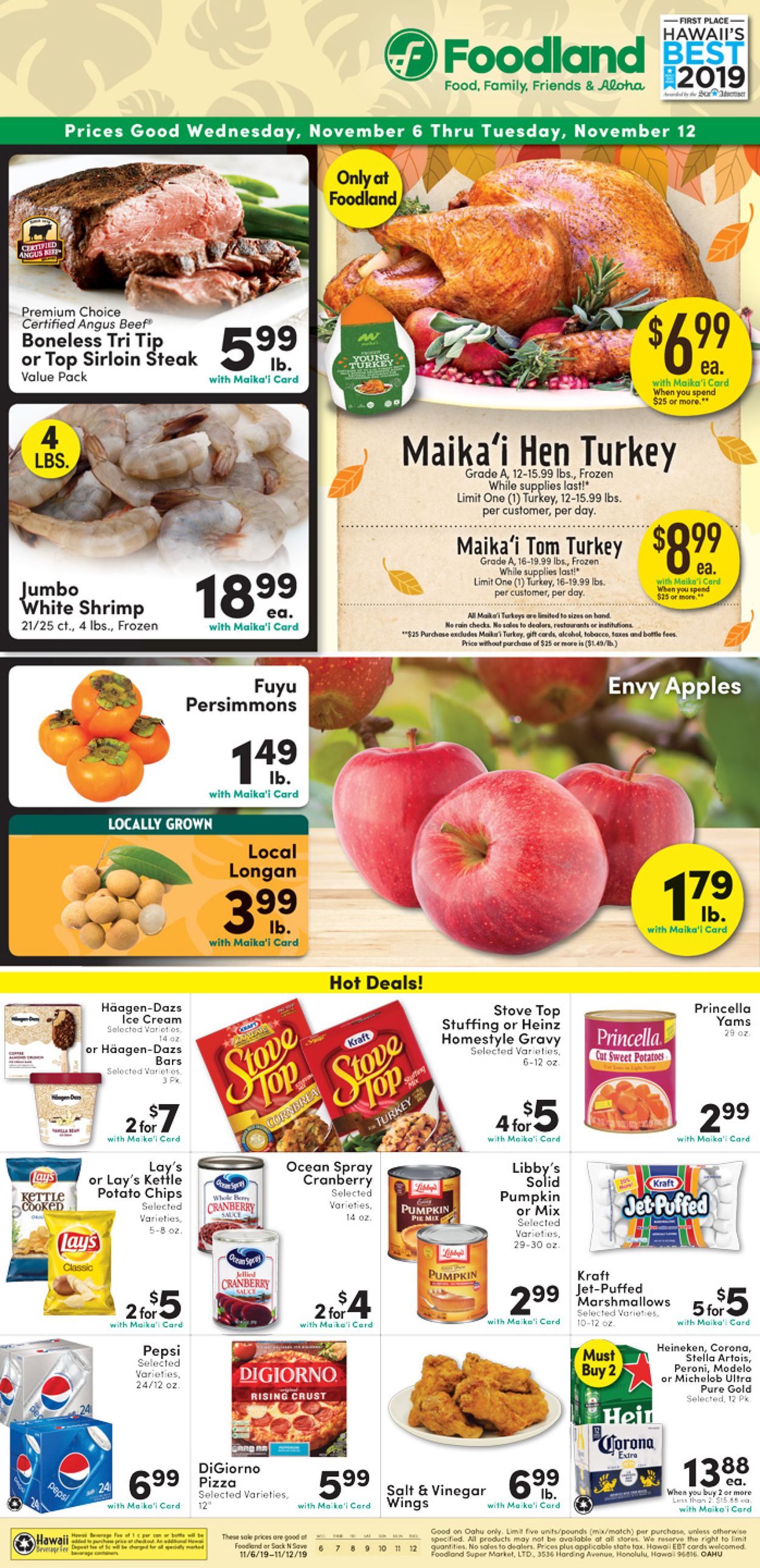 Foodland Weekly Ad Circular - valid 11/06-11/12/2019 (Page 3)