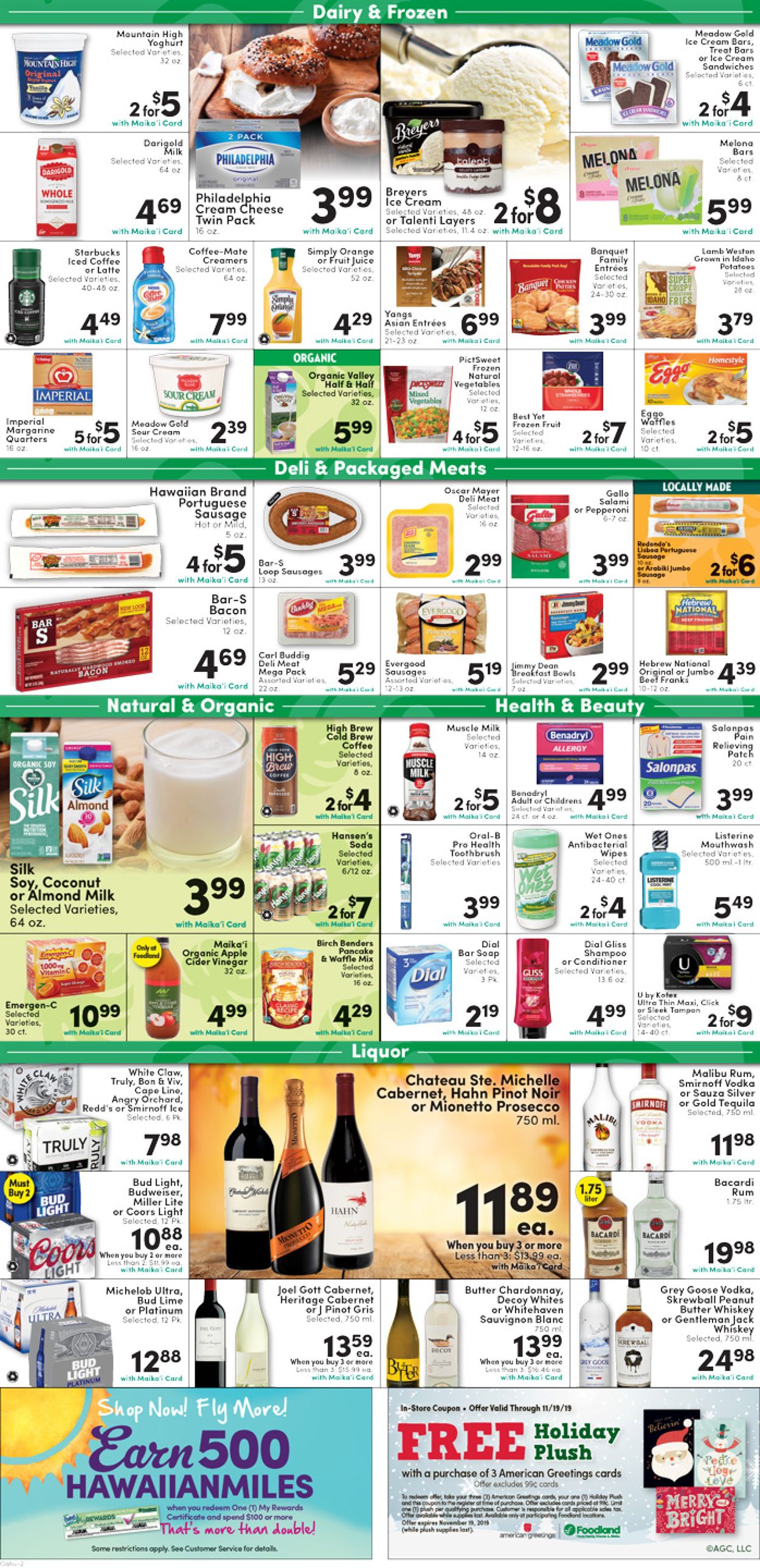 Foodland Weekly Ad Circular - valid 11/13-11/19/2019 (Page 2)