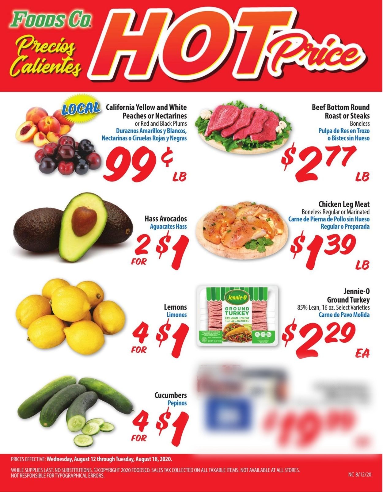 Foods Co. Weekly Ad Circular - valid 08/12-08/18/2020