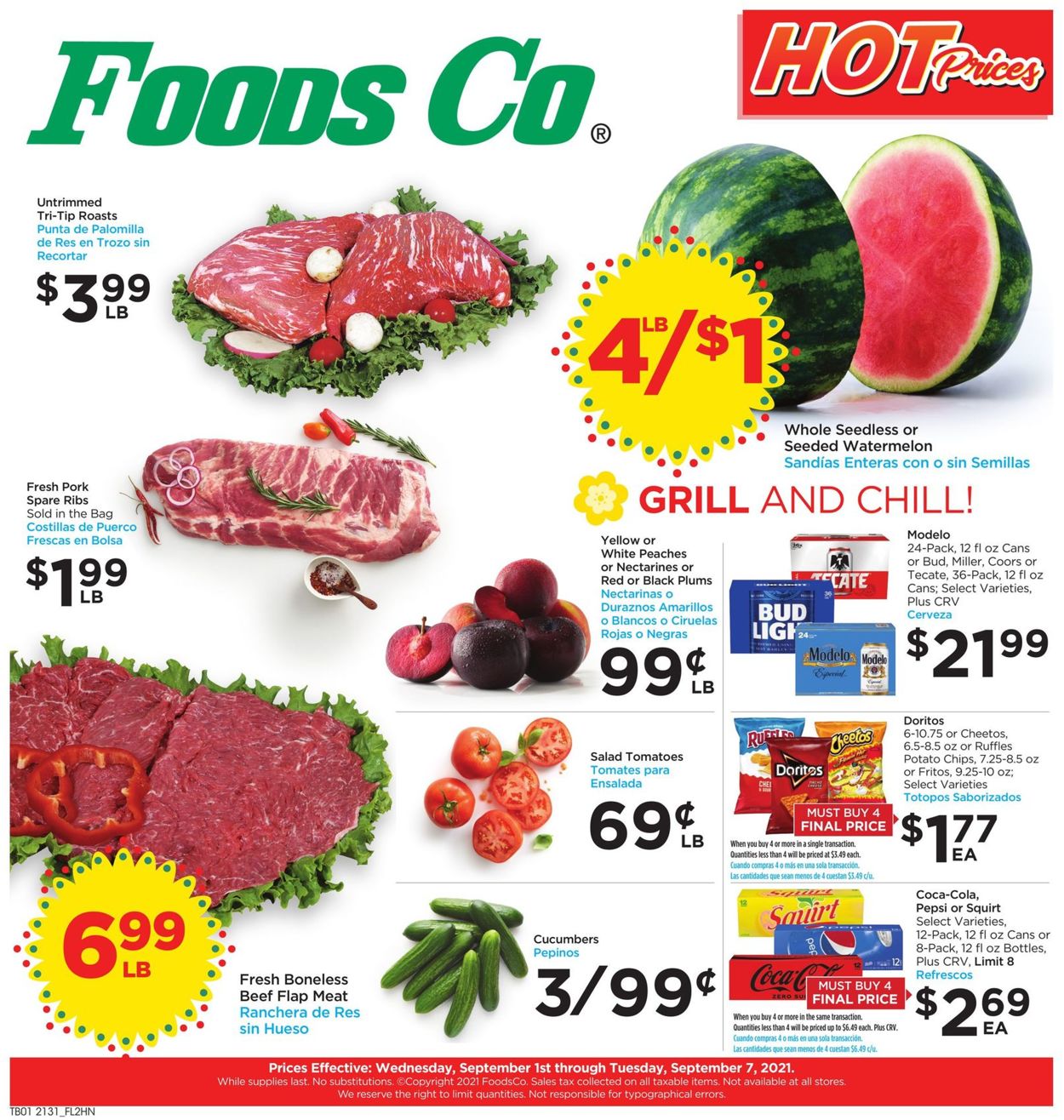 Foods Co. Weekly Ad Circular - valid 09/01-09/07/2021