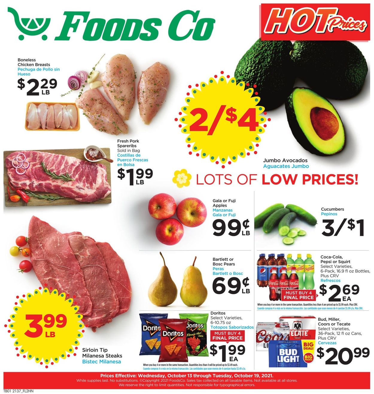 Foods Co. Weekly Ad Circular - valid 10/13-10/19/2021