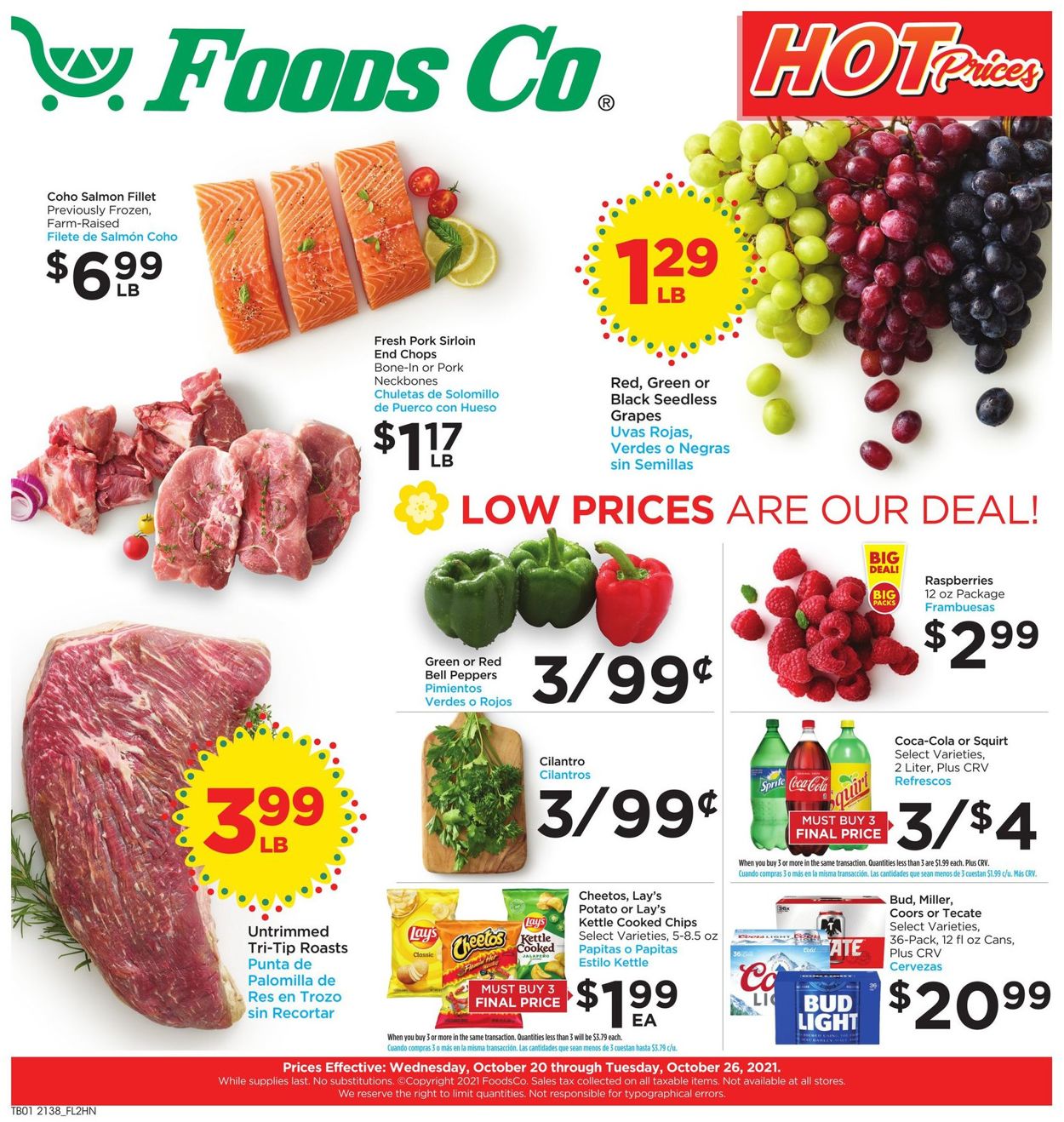 Foods Co. Weekly Ad Circular - valid 10/20-10/26/2021