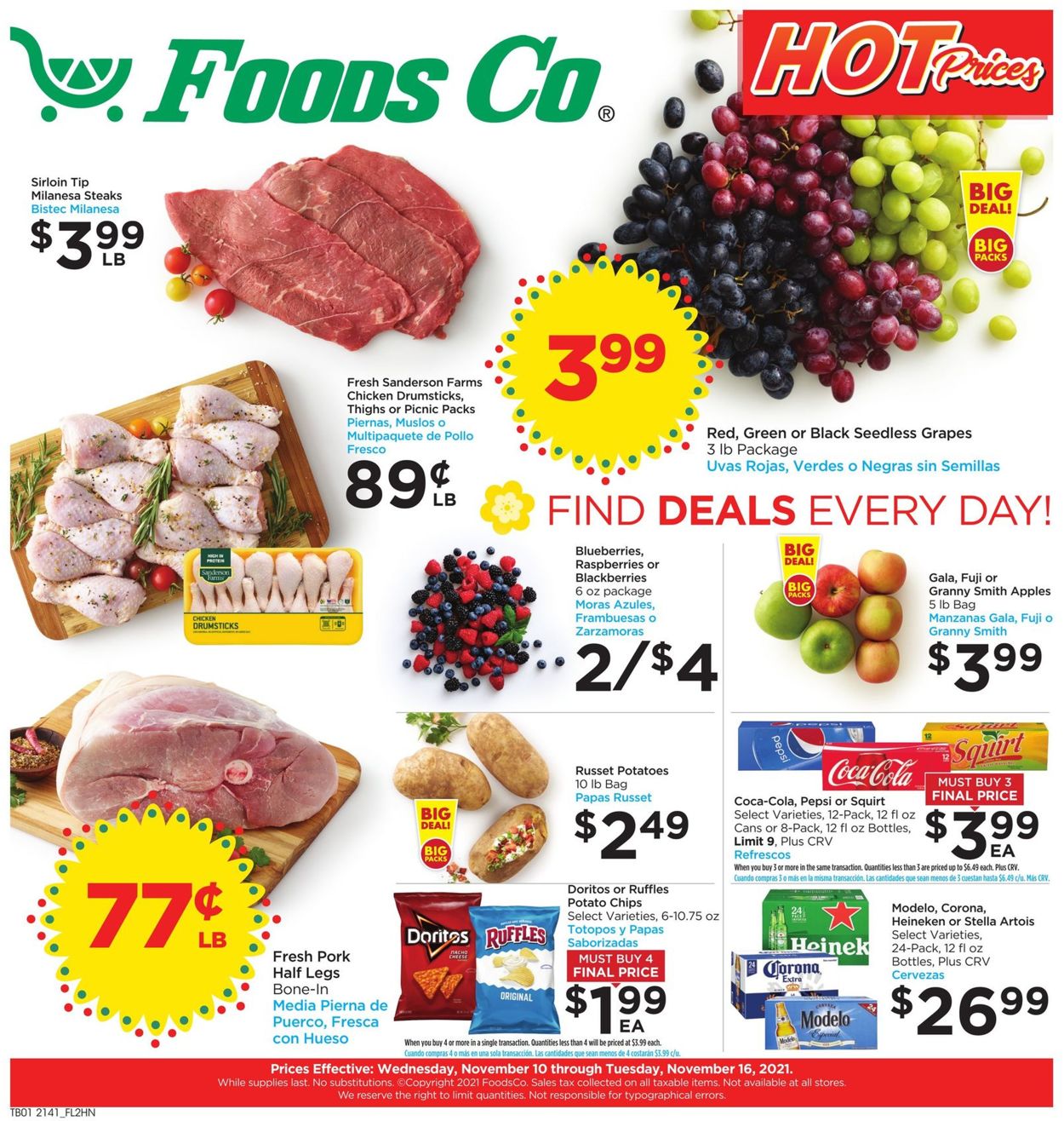 Foods Co. Weekly Ad Circular - valid 11/10-11/16/2021