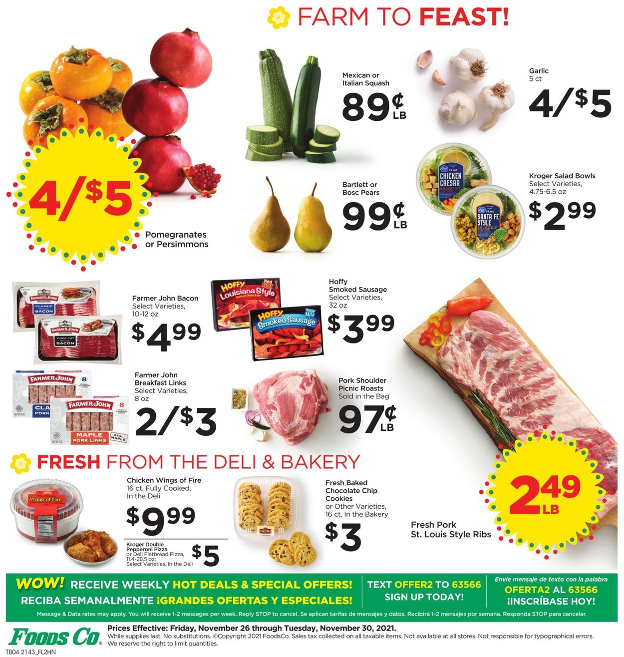 Foods Co. Weekly Ad Circular - valid 11/26-11/30/2021 (Page 4)