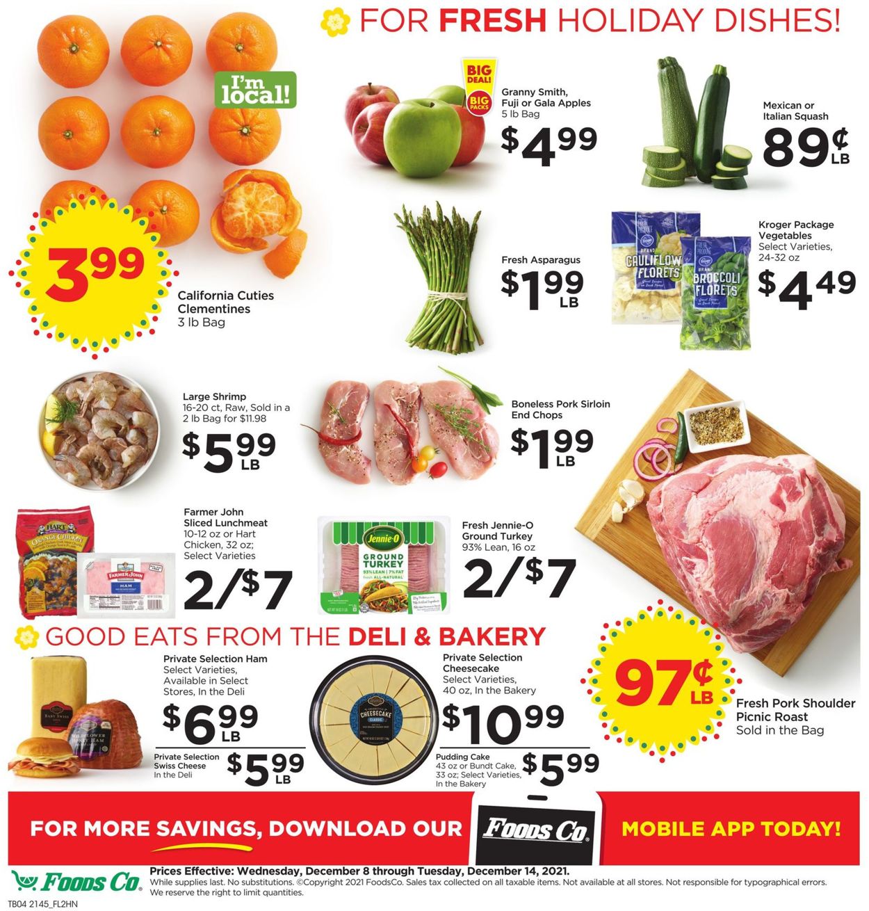 Foods Co. CHRISTMAS 2021 Weekly Ad Circular - valid 12/08-12/14/2021 (Page 4)