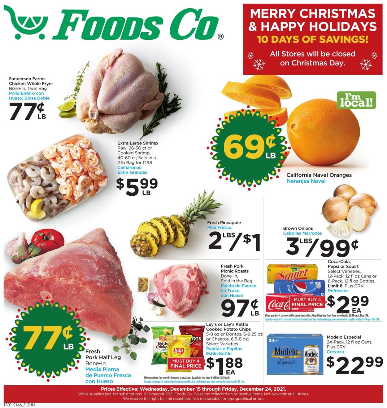 Foods Co. Weekly Ad Circular - valid 12/15-12/24/2021