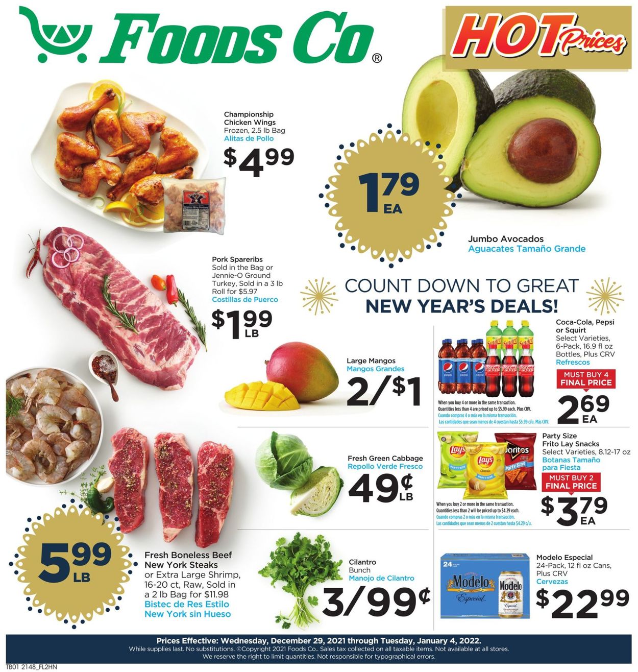 Foods Co. Weekly Ad Circular - valid 12/29-01/04/2022
