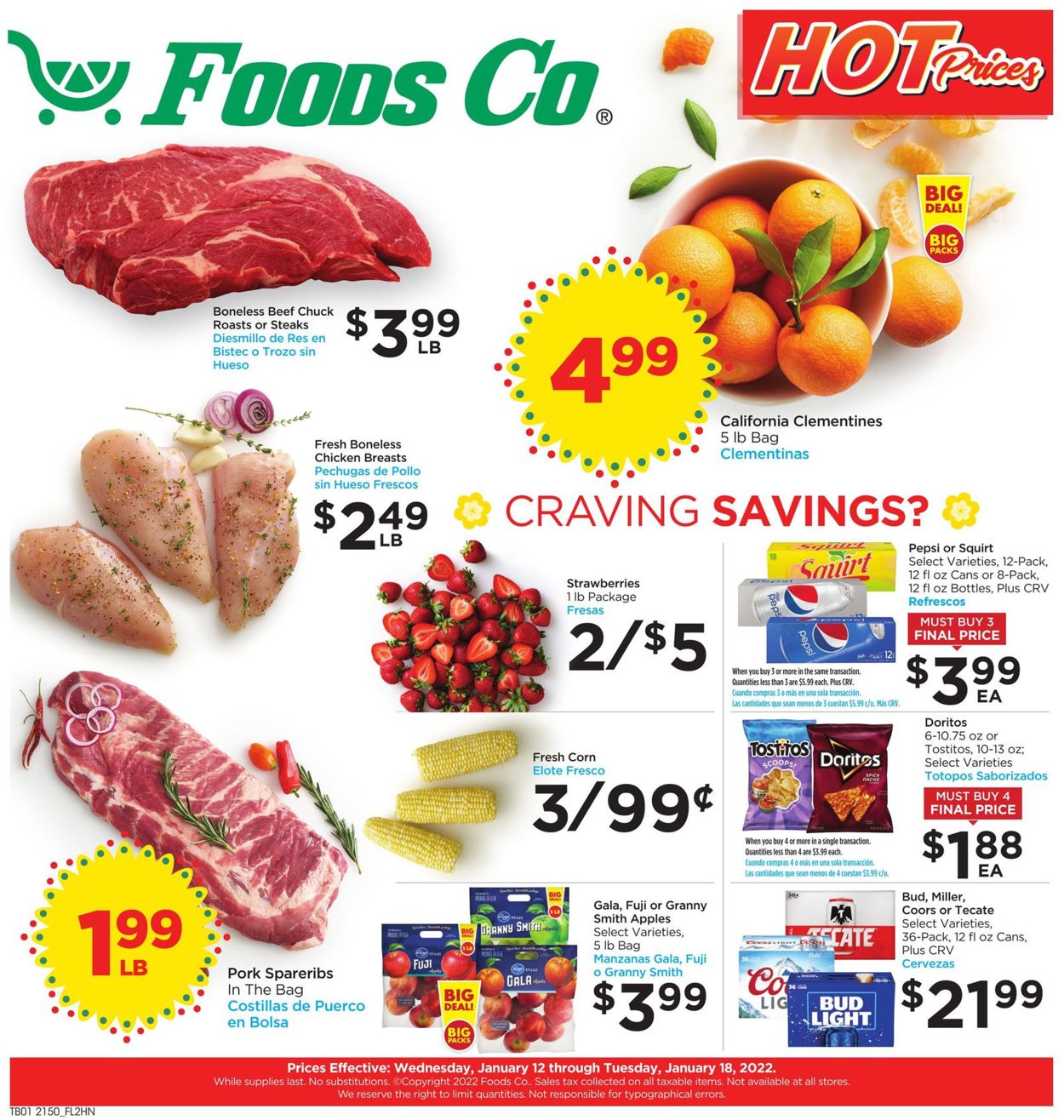 Foods Co. Weekly Ad Circular - valid 01/12-01/18/2022