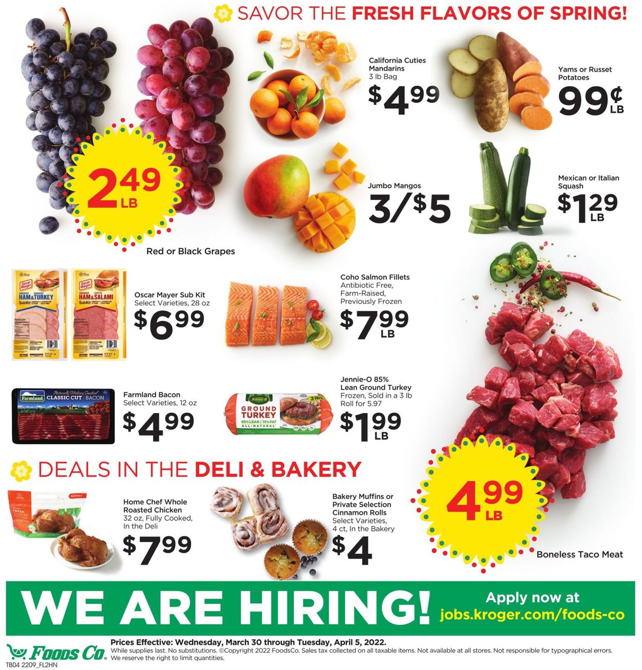 Foods Co. Weekly Ad Circular - valid 03/30-04/05/2022 (Page 4)