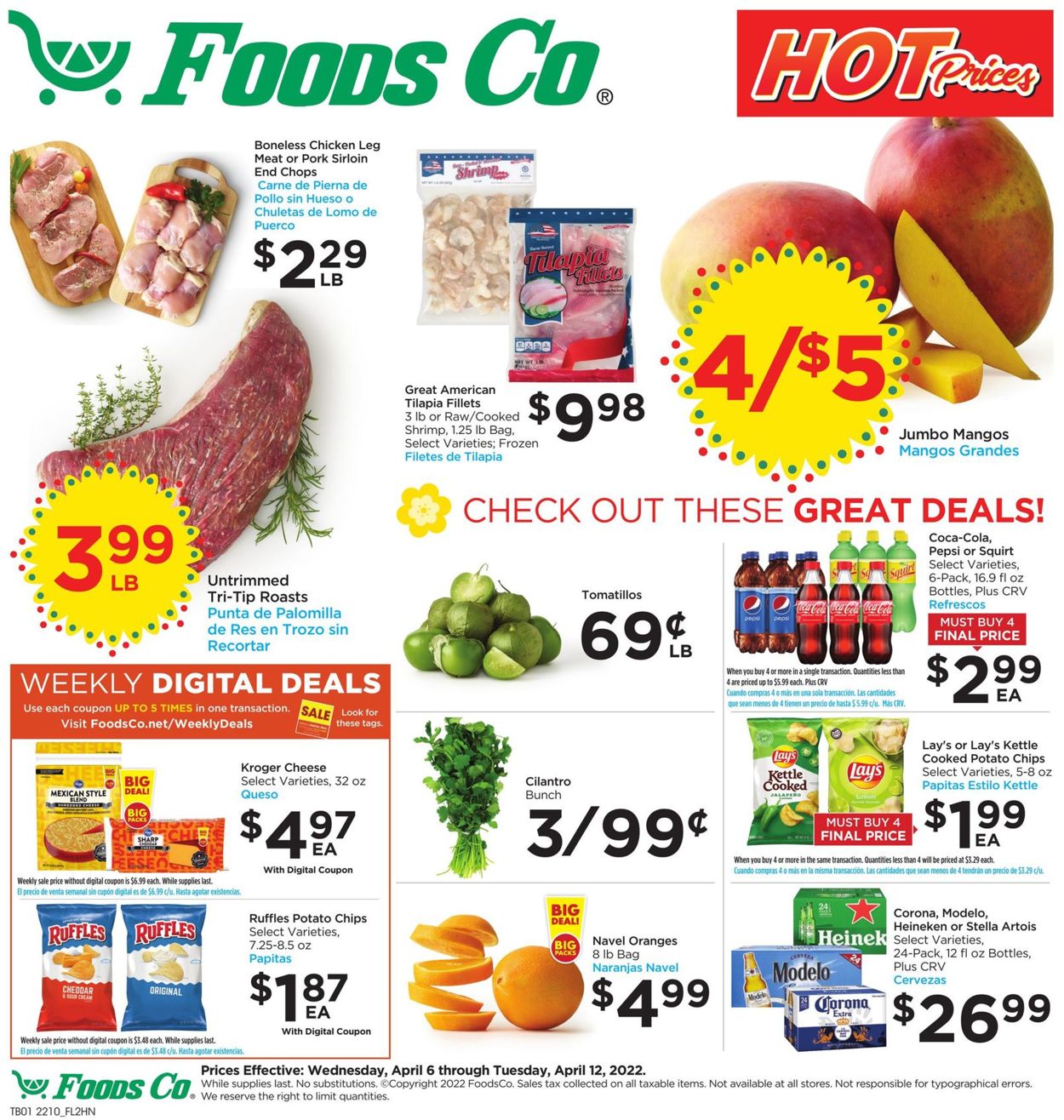 Foods Co. EASTER 2022 Weekly Ad Circular - valid 04/06-04/12/2022