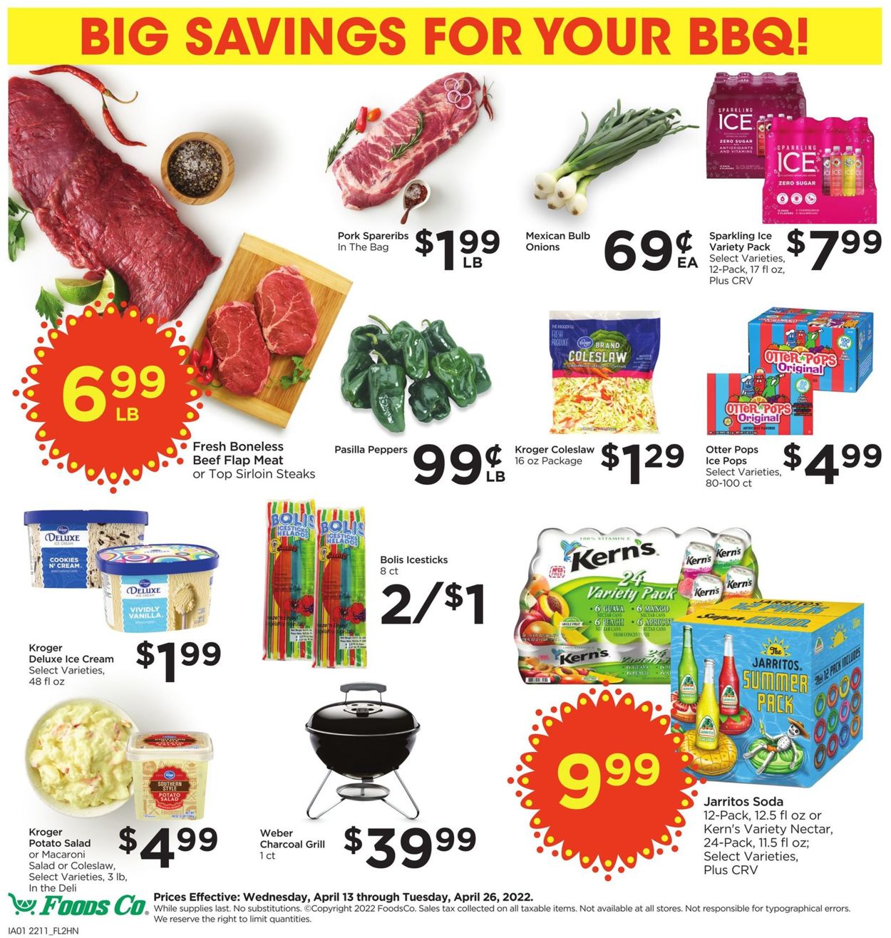 Foods Co. EASTER AD 2022 Weekly Ad Circular - valid 04/13-04/19/2022 (Page 5)