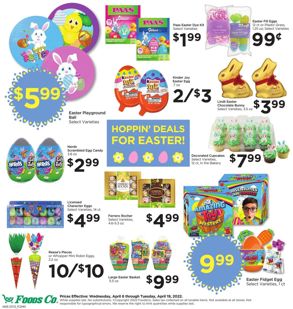 Foods Co. EASTER AD 2022 Weekly Ad Circular - valid 04/13-04/19/2022 (Page 6)