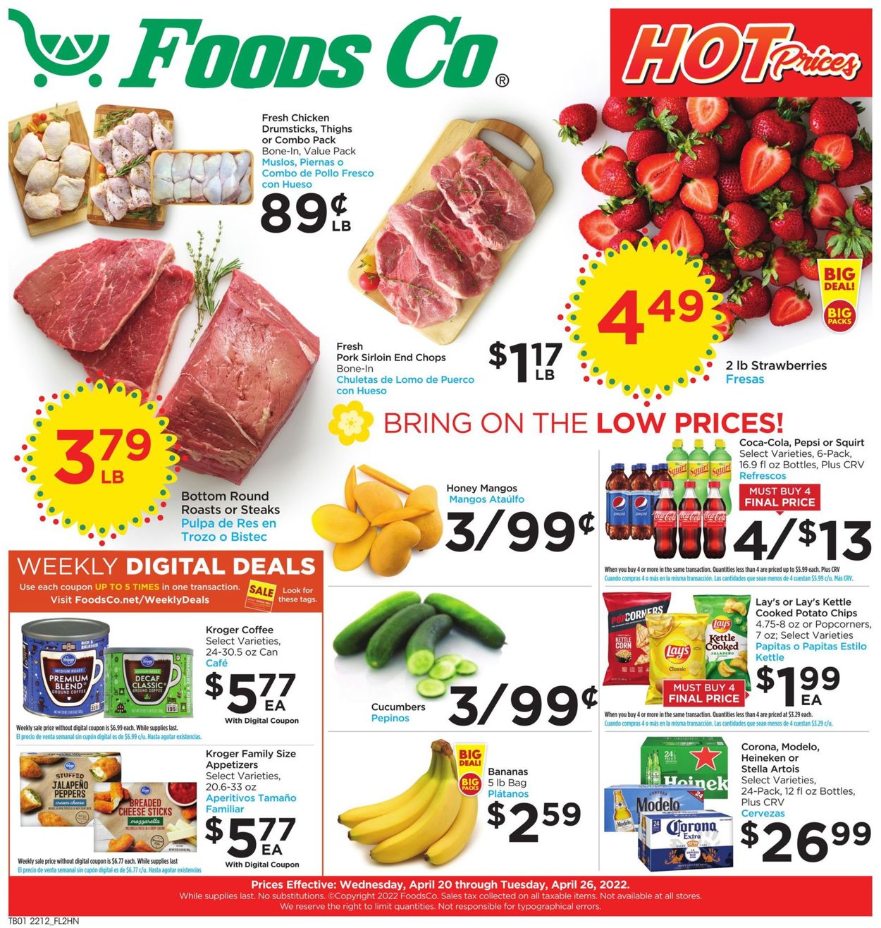 Foods Co. Weekly Ad Circular - valid 04/20-04/26/2022