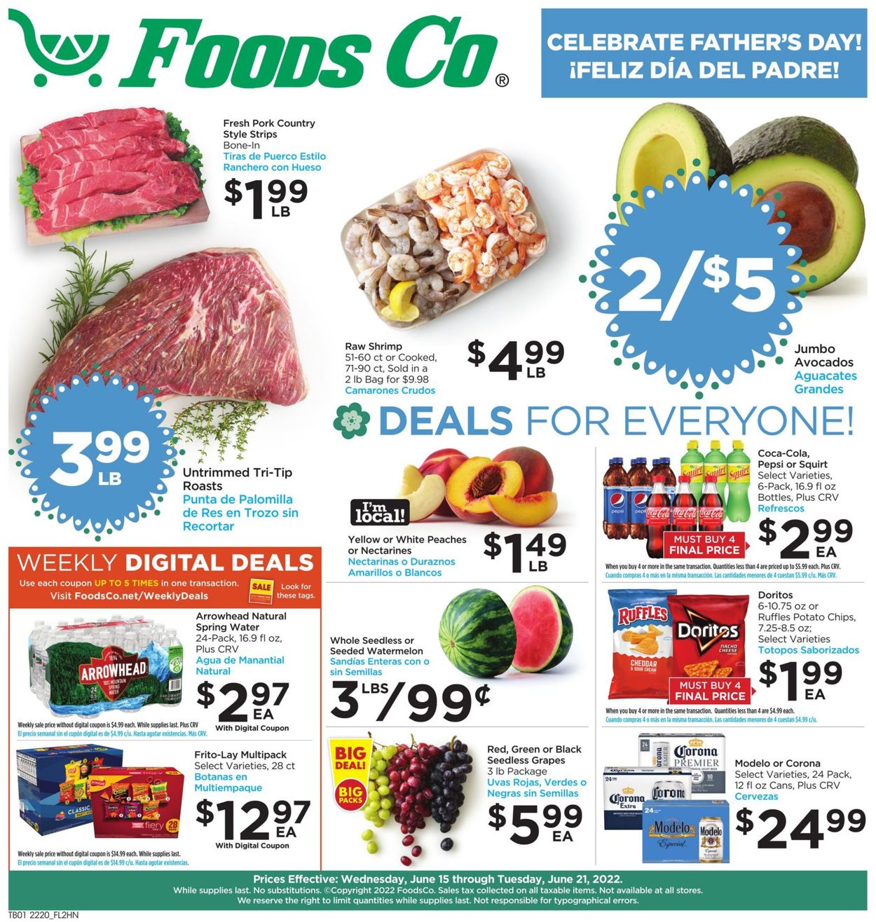 Foods Co. Weekly Ad Circular - valid 06/15-06/21/2022
