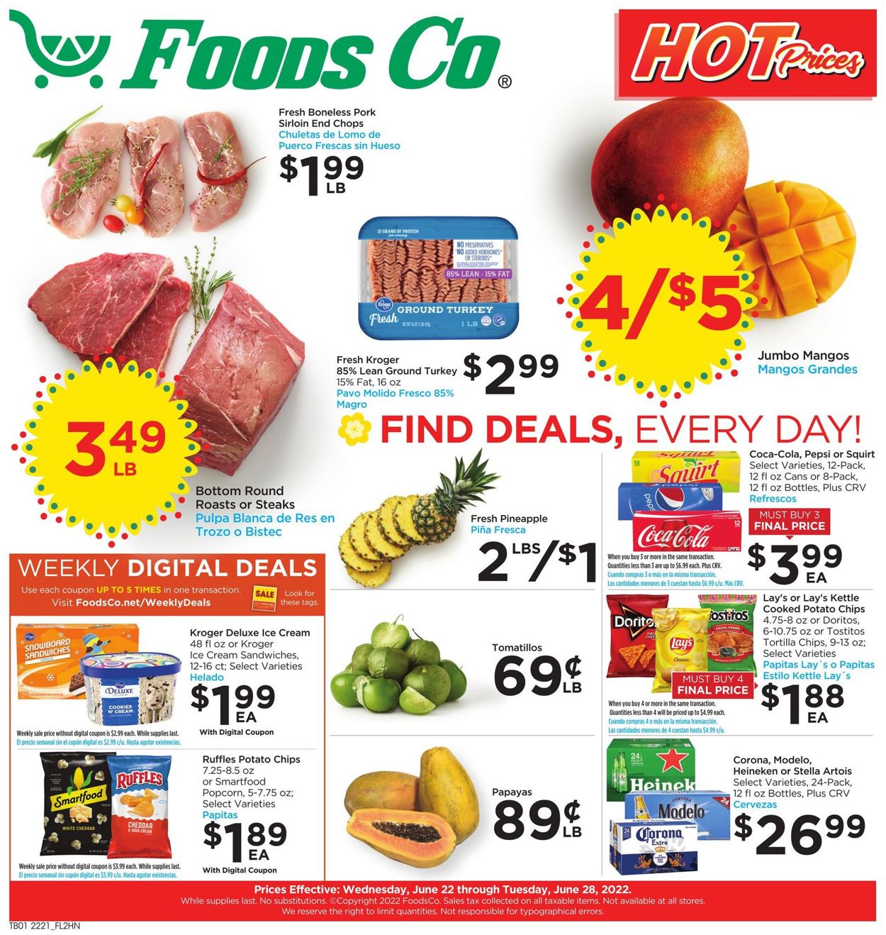 Foods Co. Weekly Ad Circular - valid 06/22-06/28/2022