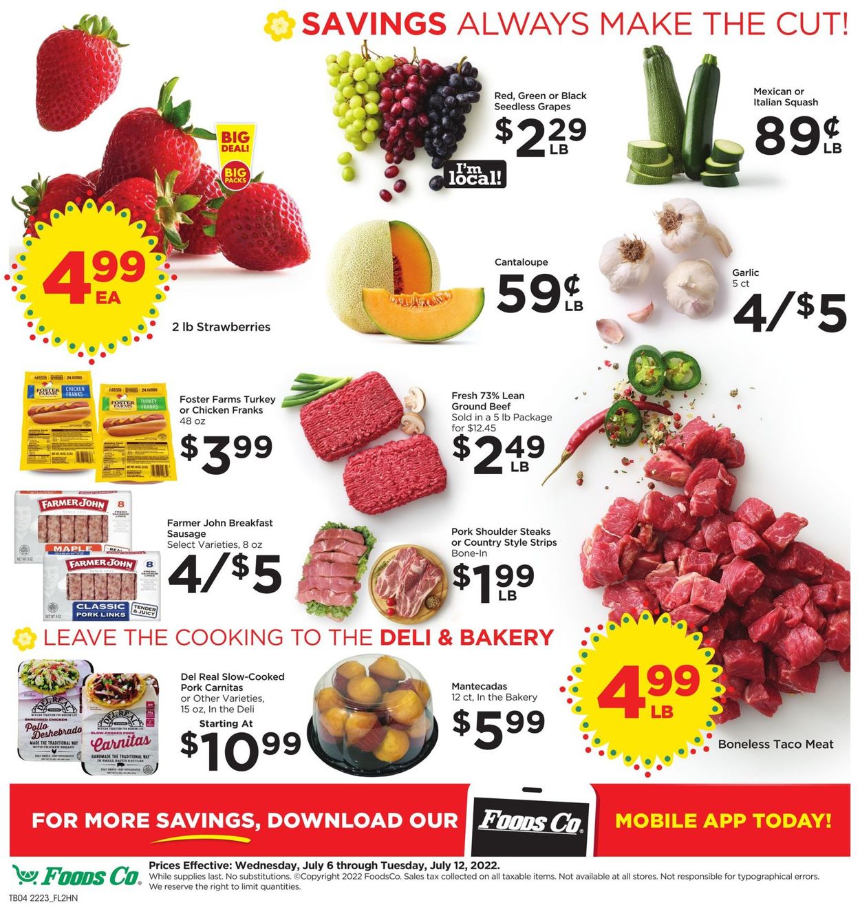 Foods Co. Weekly Ad Circular - valid 07/06-07/12/2022 (Page 6)