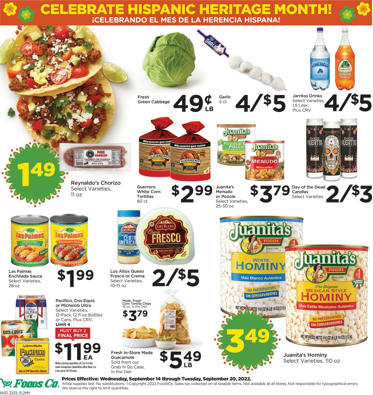 Foods Co. Weekly Ad Circular - valid 09/14-09/20/2022 (Page 3)