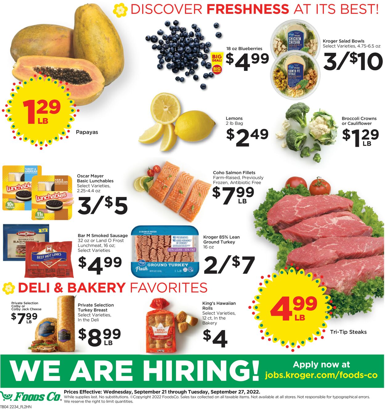 Foods Co. Weekly Ad Circular - valid 09/21-09/27/2022 (Page 5)