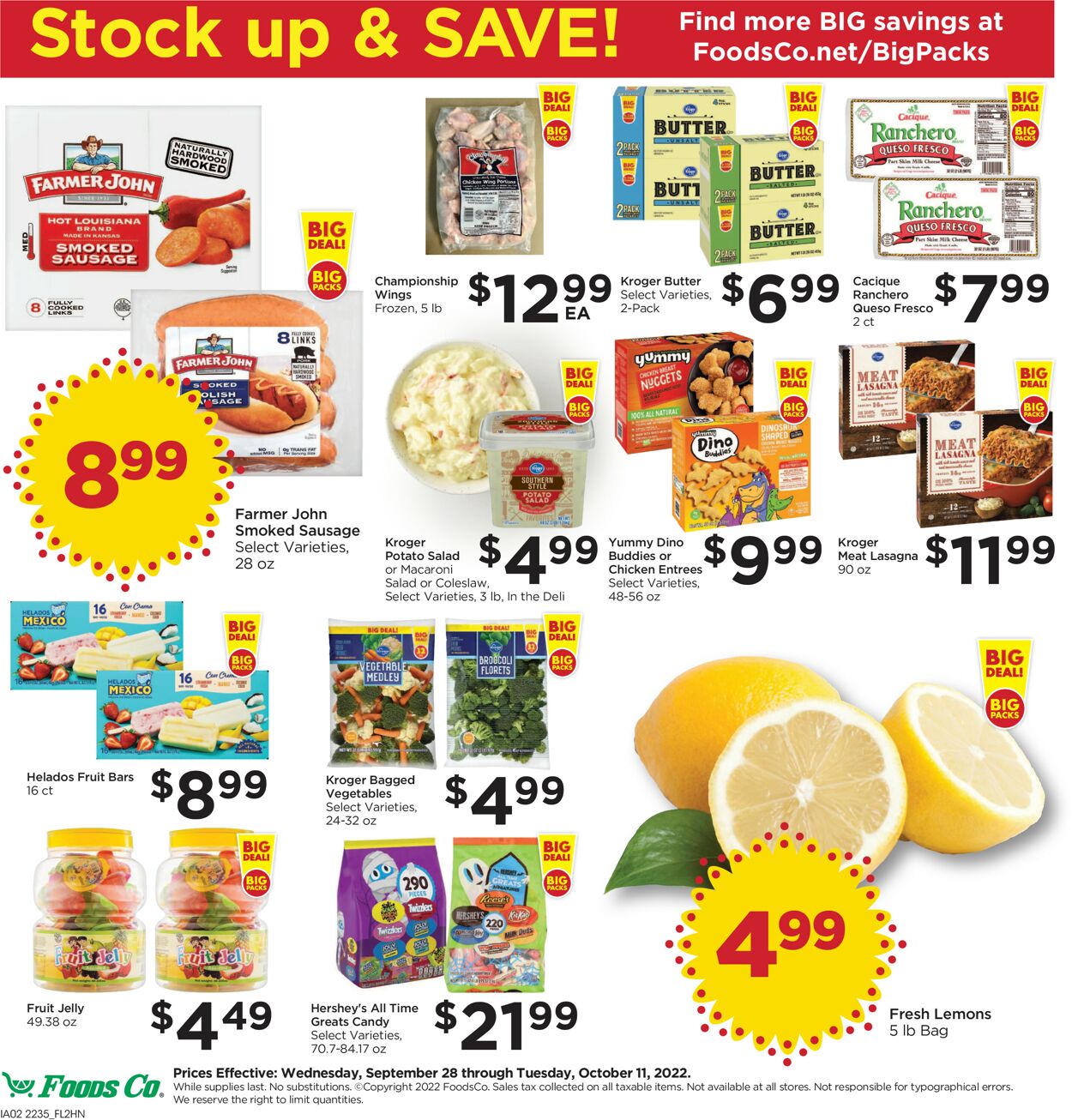 Foods Co. Weekly Ad Circular - valid 09/28-10/04/2022 (Page 3)