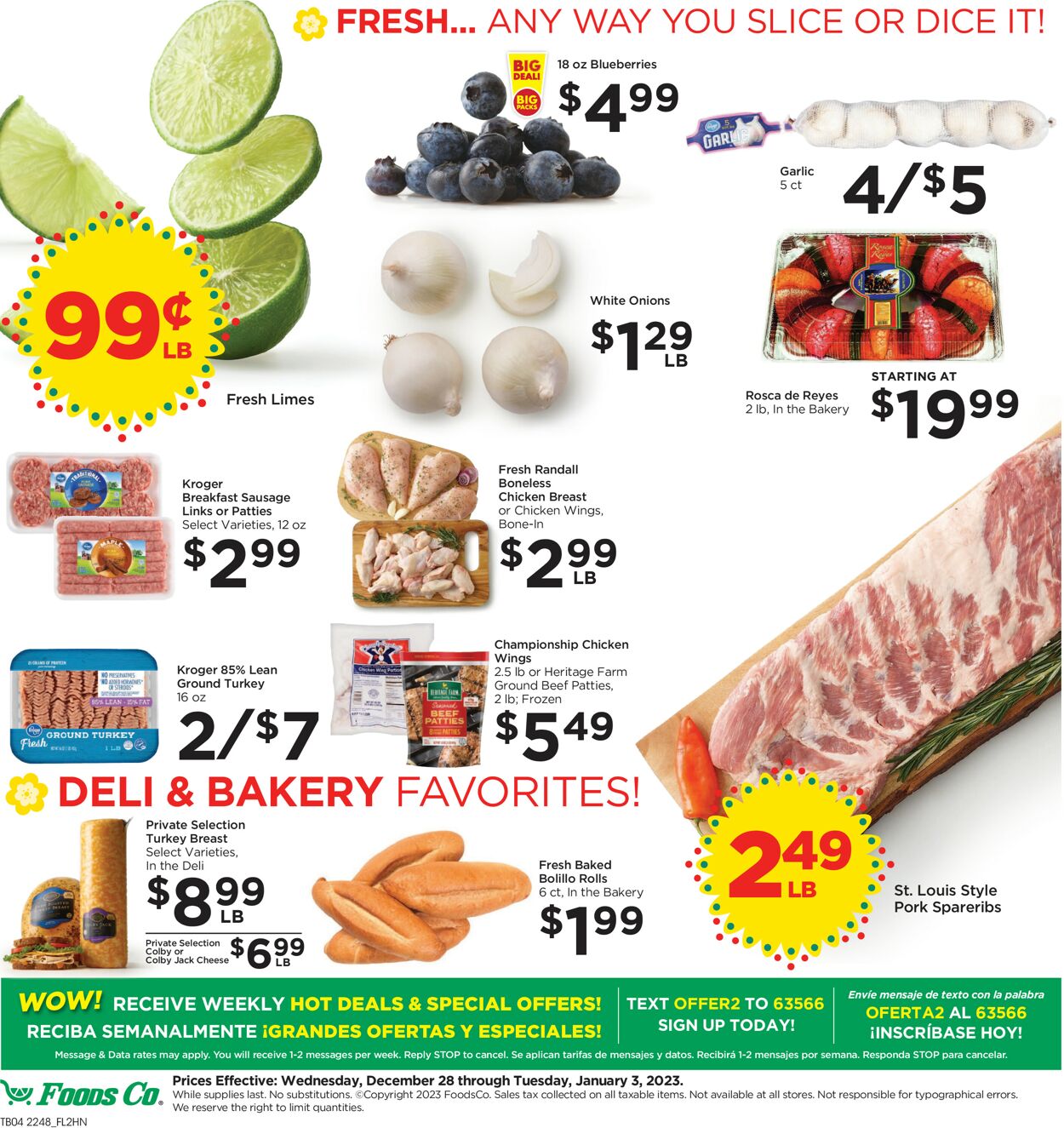 Foods Co. Weekly Ad Circular - valid 12/28-01/03/2023 (Page 7)