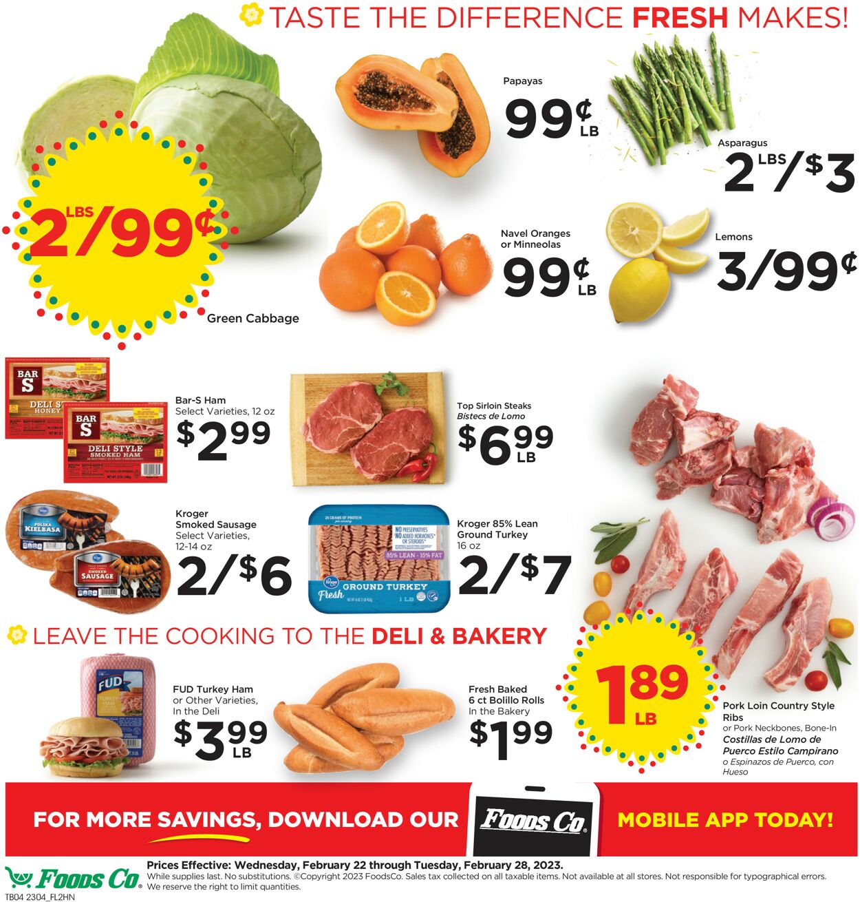 Foods Co. Weekly Ad Circular - valid 02/22-02/28/2023 (Page 5)