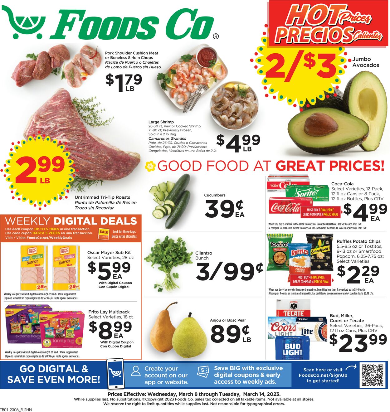 Foods Co. Weekly Ad Circular - valid 03/08-03/14/2023