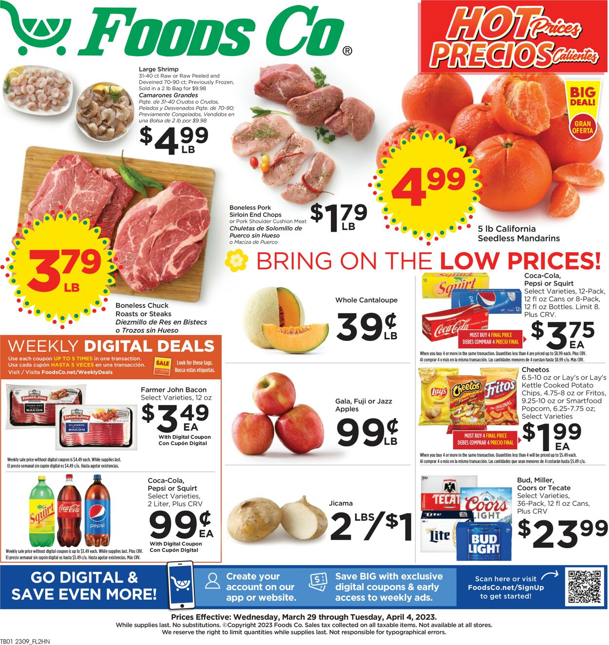 Foods Co. Weekly Ad Circular - valid 03/29-04/04/2023