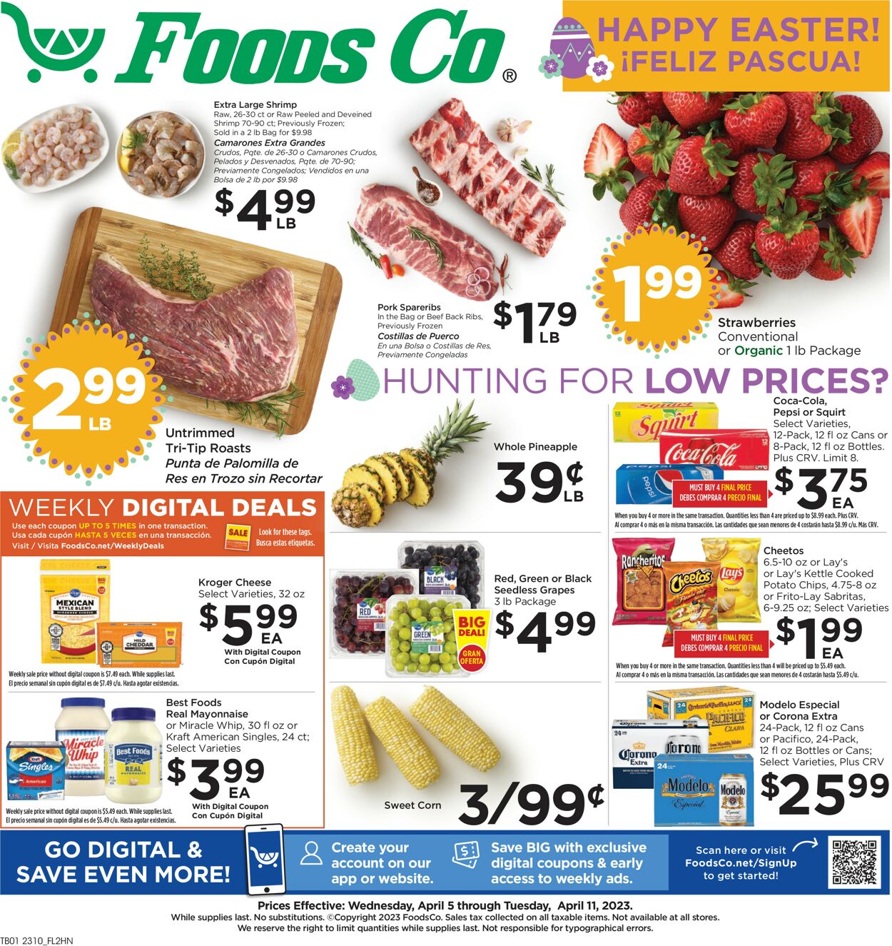 Foods Co. Weekly Ad Circular - valid 04/05-04/11/2023