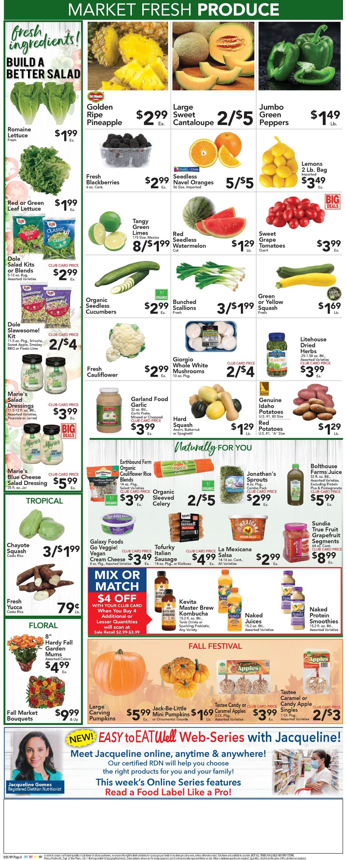 Foodtown Weekly Ad Circular - valid 09/25-10/01/2020 (Page 8)