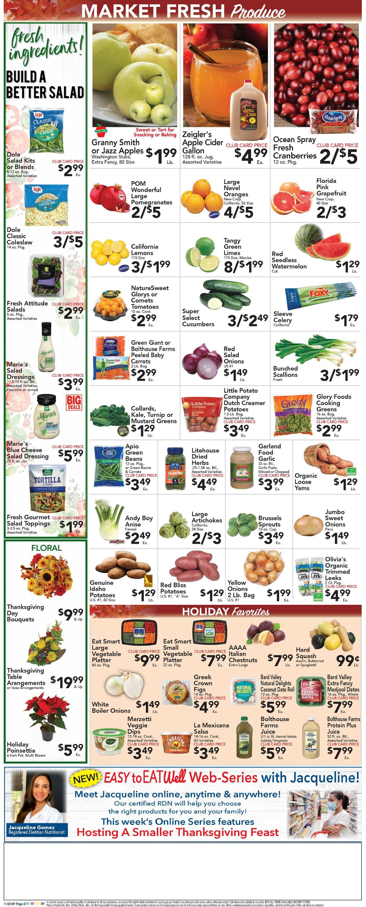 Foodtown - Thanksgiving Ad 2020 Weekly Ad Circular - valid 11/20-11/26/2020 (Page 9)