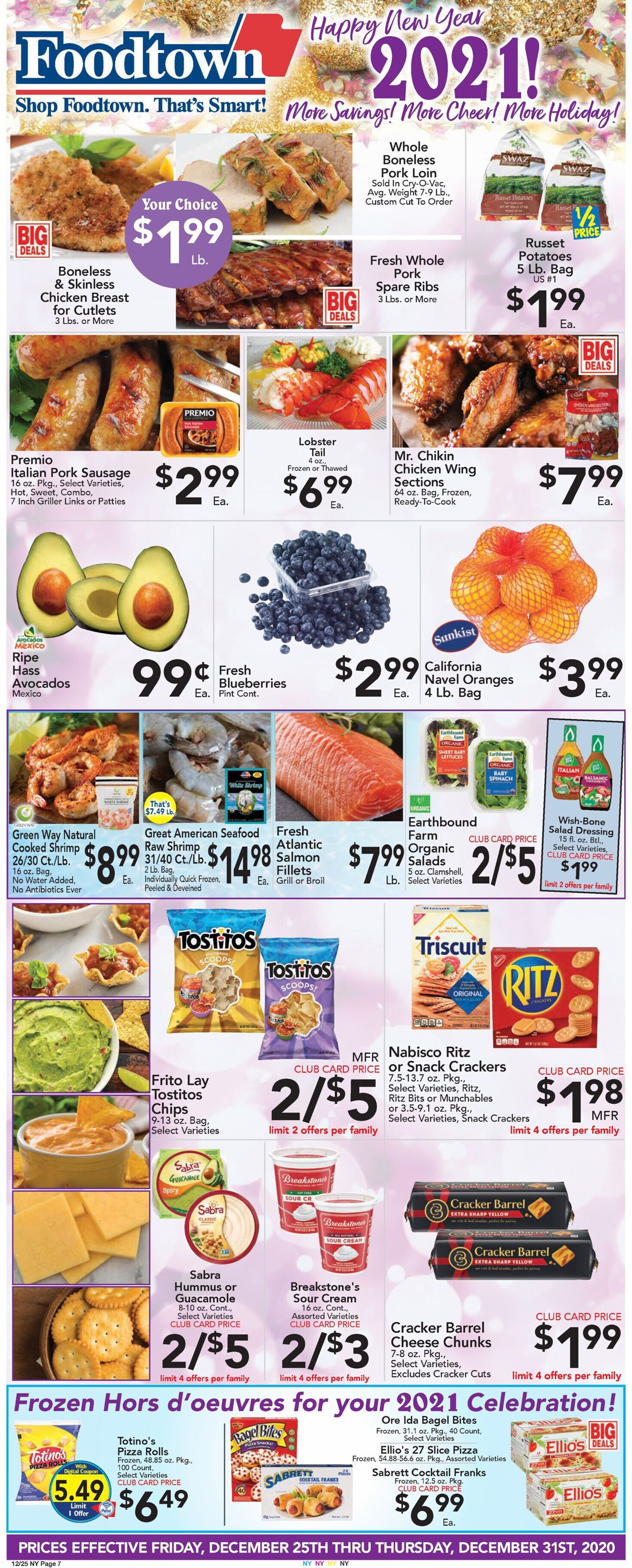 Foodtown Weekly Ad Circular - valid 12/25-12/31/2020