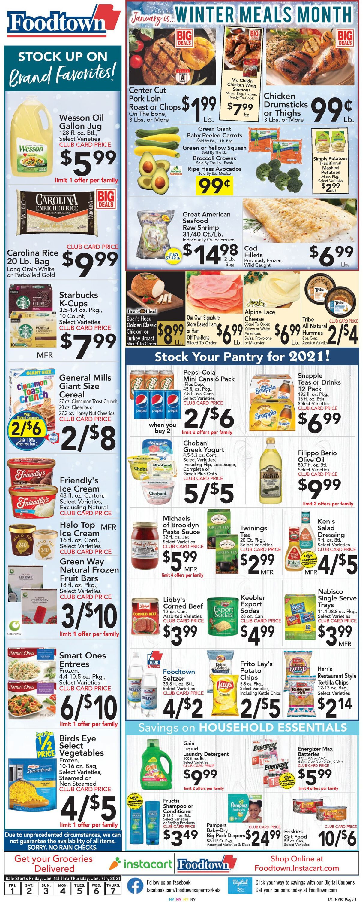 Foodtown Weekly Ad Circular - valid 01/01-01/07/2021 (Page 3)