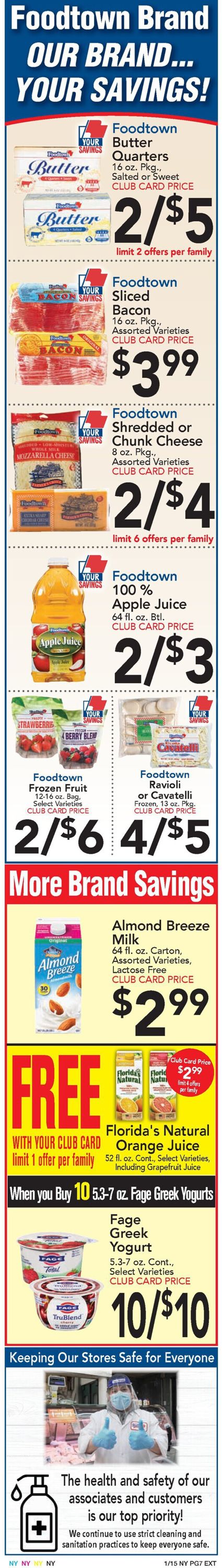 Foodtown Weekly Ad Circular - valid 01/15-01/21/2021 (Page 2)