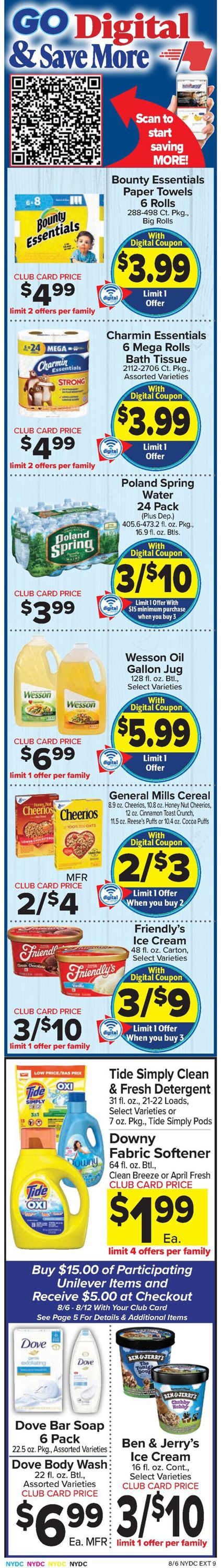 Foodtown Weekly Ad Circular - valid 08/06-08/12/2021 (Page 2)